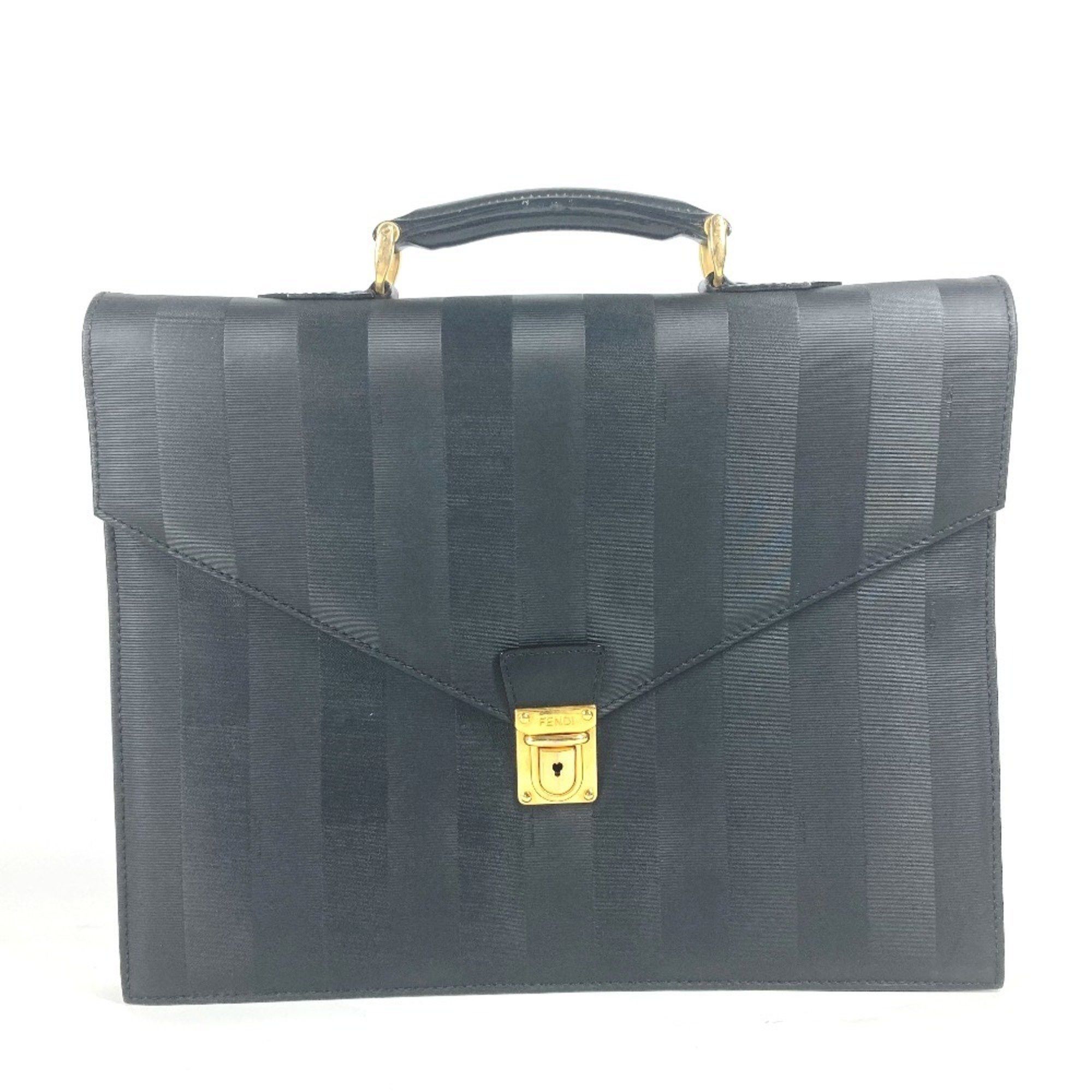 Fendi Fendi Bag Pecan Handbag Document Briefcase Business Men's Black Size ONE SIZE - 1 Thumbnail