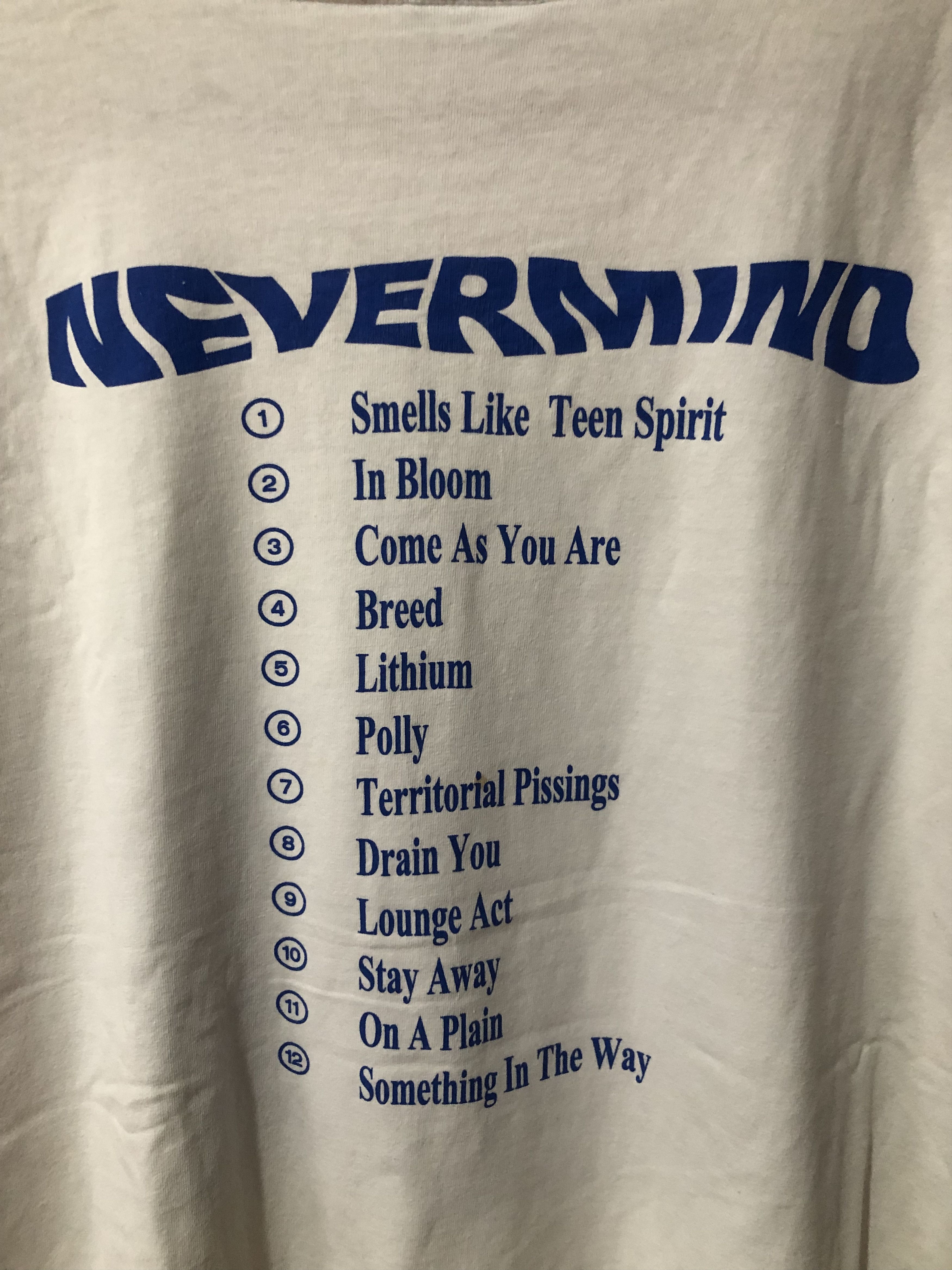 Band Tees Vintage Nirvana Album Nevermind Size US L / EU 52-54 / 3 - 7 Thumbnail