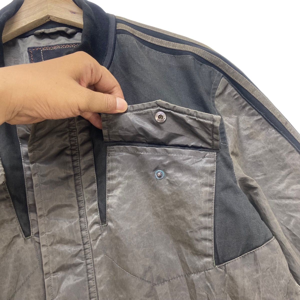 Designer × Marithe + Francois Girbaud Marithe Francois Girbaud Two-tone Nylon Jacket Size US M / EU 48-50 / 2 - 7 Thumbnail