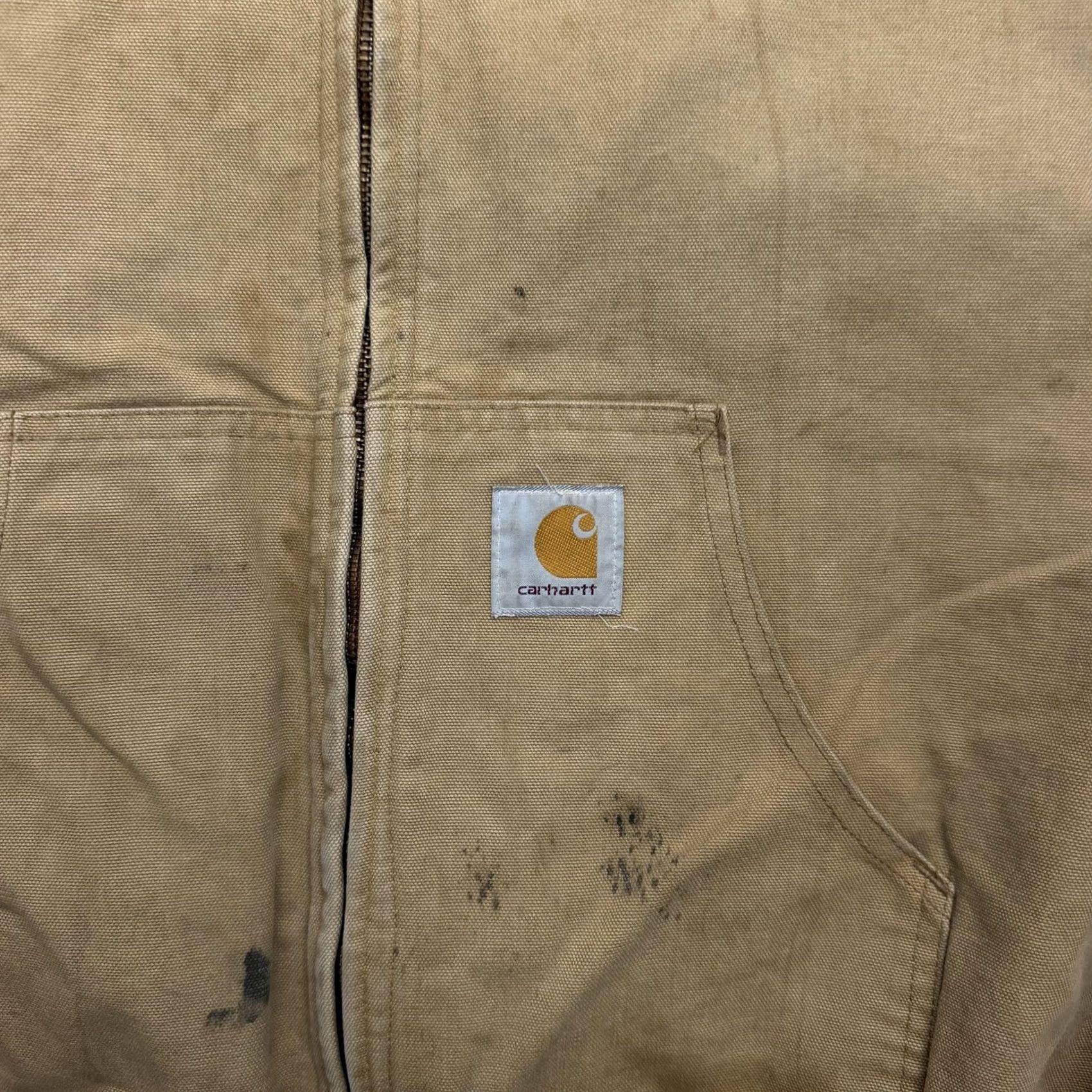 Carhartt Carhartt Jacket Mens 4XL Brown Canvas Hooded Lined Workwear Bomber Full Zip Size US S / EU 44-46 / 1 - 5 Thumbnail