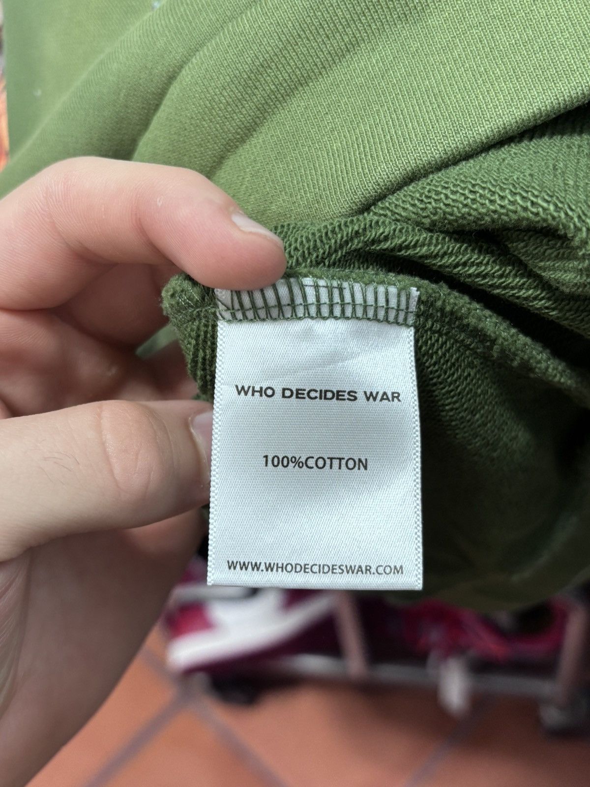 Who Decides War WHO DECIDES WAR FLAME GLASS HOODED SWEATSHIRT Size US L / EU 52-54 / 3 - 12 Thumbnail