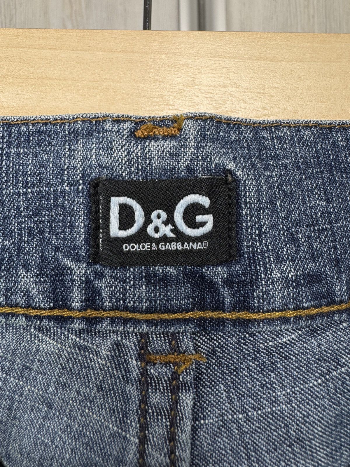 Dolce & Gabbana Dolce & Gabbana vintage wide flared bootcut avantgarde denim Size 27" / US 4 / IT 40 - 10 Thumbnail