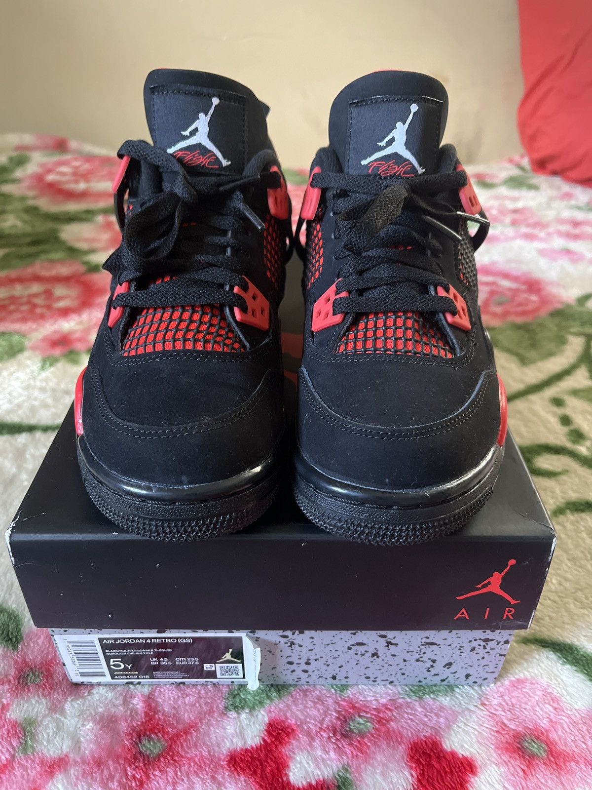 Jordan Brand Air jordan 4 Red Thunder Size US 5 / EU 37 - 5 Thumbnail
