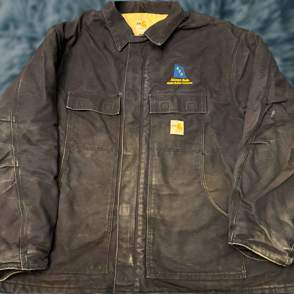 90's CAT VINTAGE DUCK JACKET Vtg 90s CAT by Caterpillar Duck