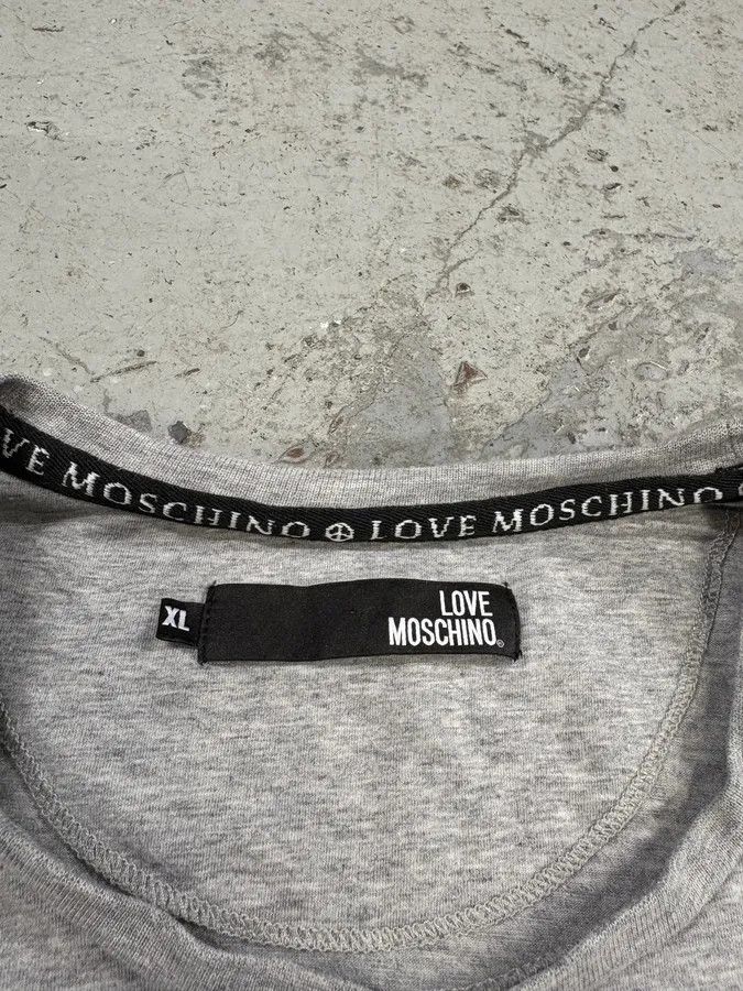Moschino 2008 Love Moschino Grey Peace Tee-shirt Size US S / EU 44-46 / 1 - 8 Thumbnail