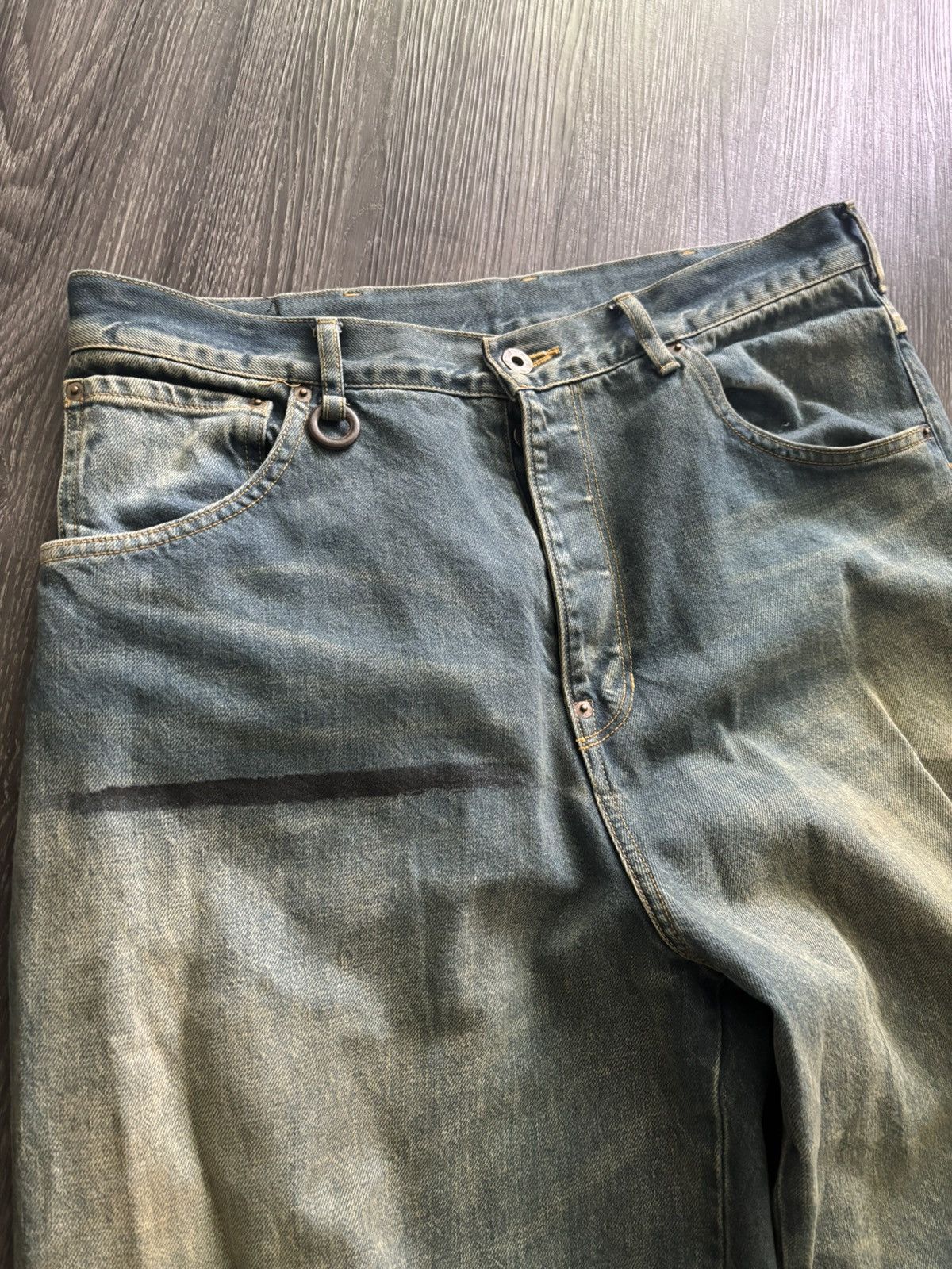 SOSHIOTSUKI SS23 Dokan Wide Leg Jeans Size US 34 / EU 50 - 2 Thumbnail