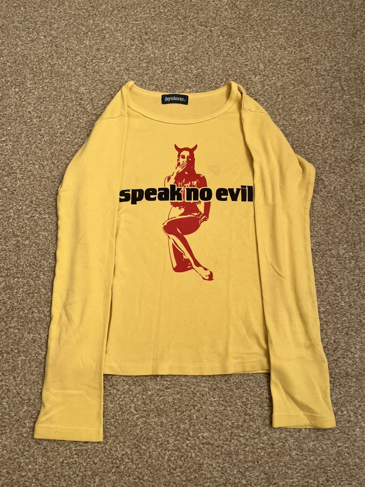 Hysteric Glamour 90s Hysteric Glamour Speak No Evil Long sleeve
