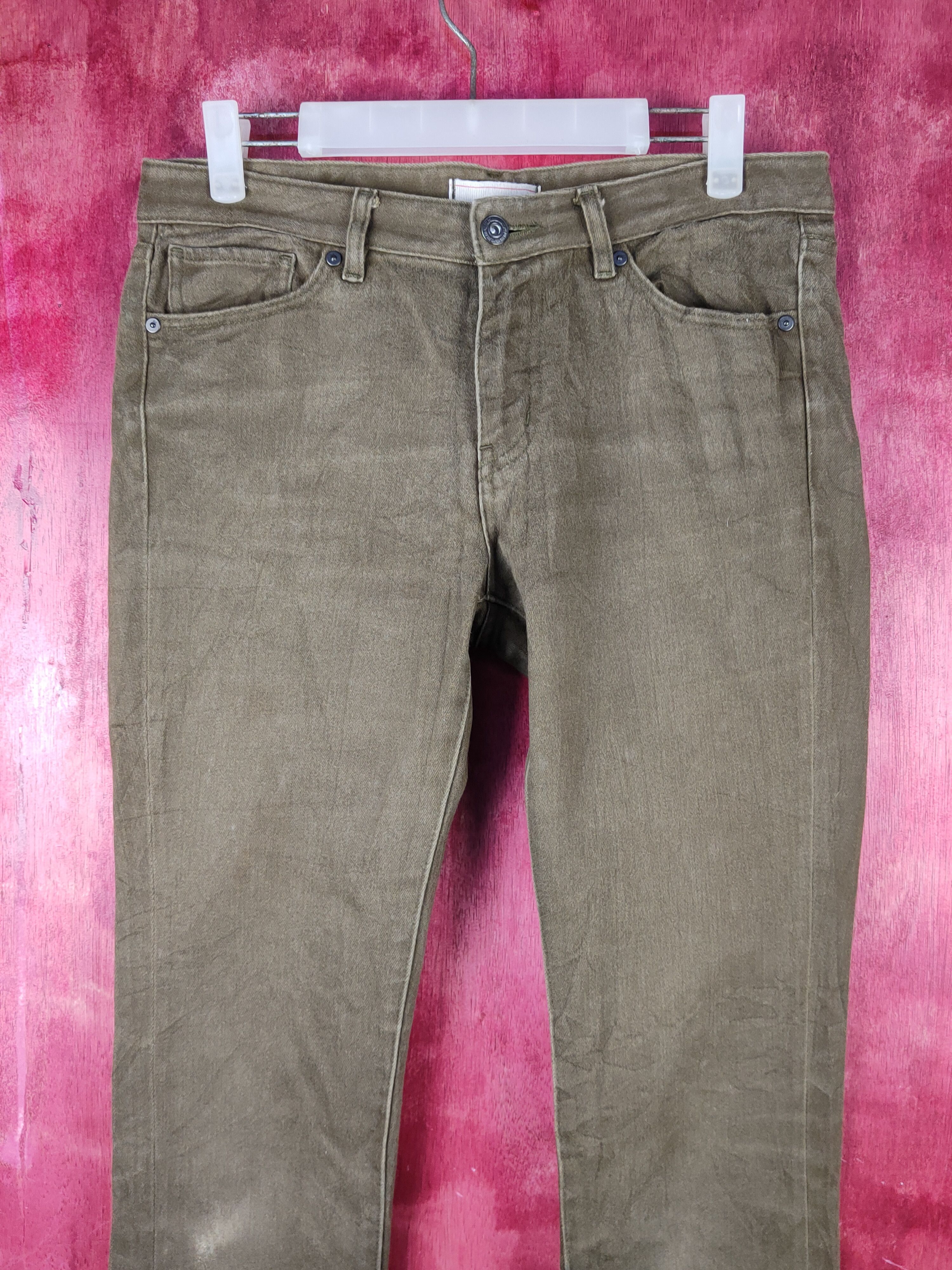 Japanese Brand Uniqlo Dark Brown Multipocket Casual Pants #S1574 Size 28" / US 6 / IT 42 - 2 Thumbnail