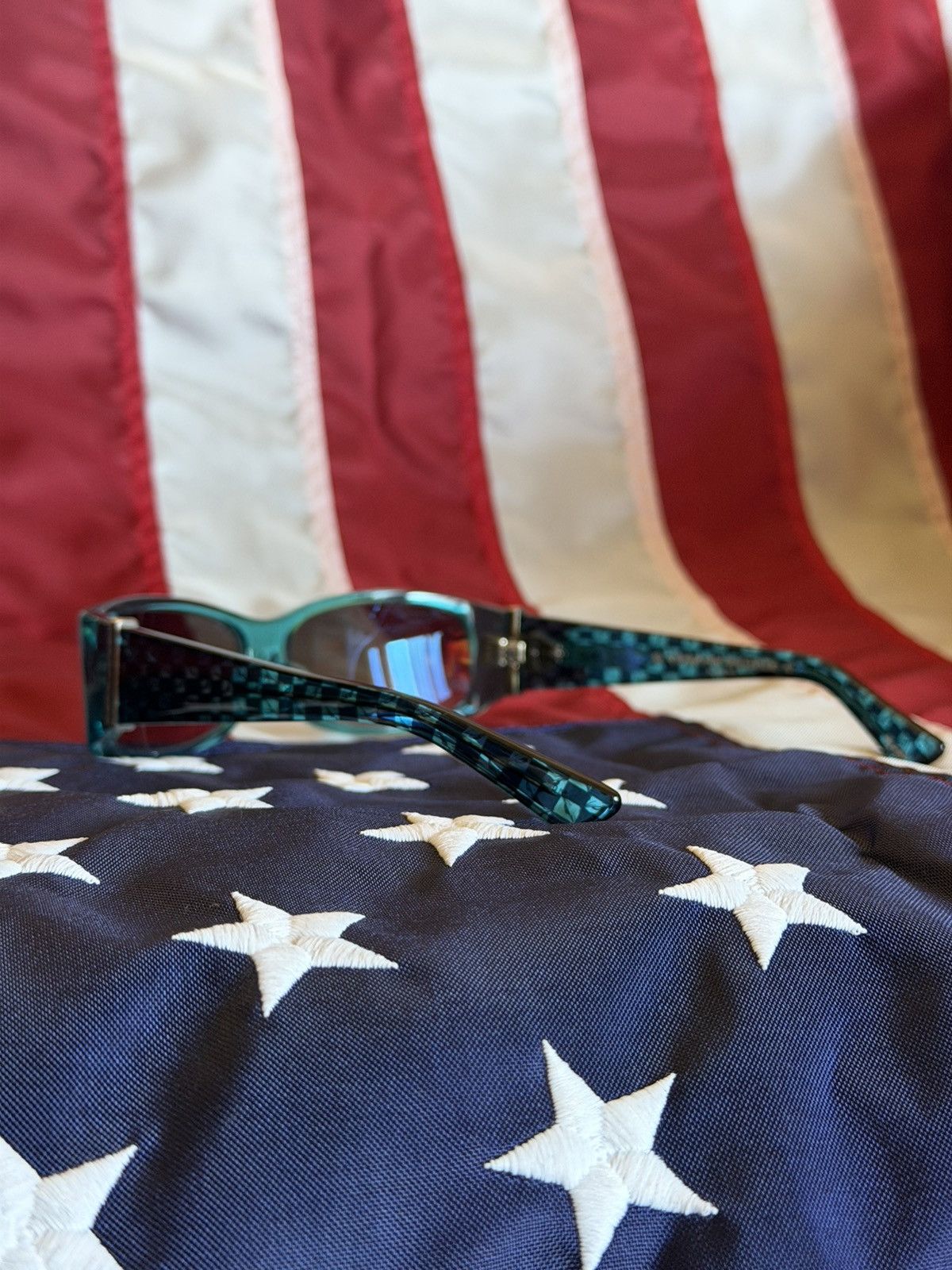 Chrome Hearts Chrome Hearts x Matty Boy blue sunglasses Size ONE SIZE - 5 Thumbnail