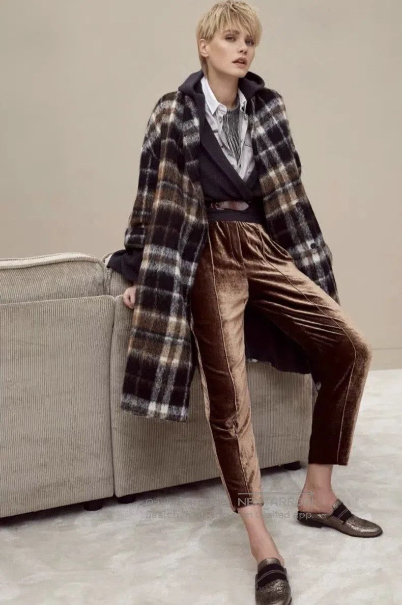 Brunello Cucinelli Brunello Cucinelli 18FW Alpaca Cashmere Horse Hair Pearl N Size XS / US 0-2 / IT 36-38 - 8 Thumbnail