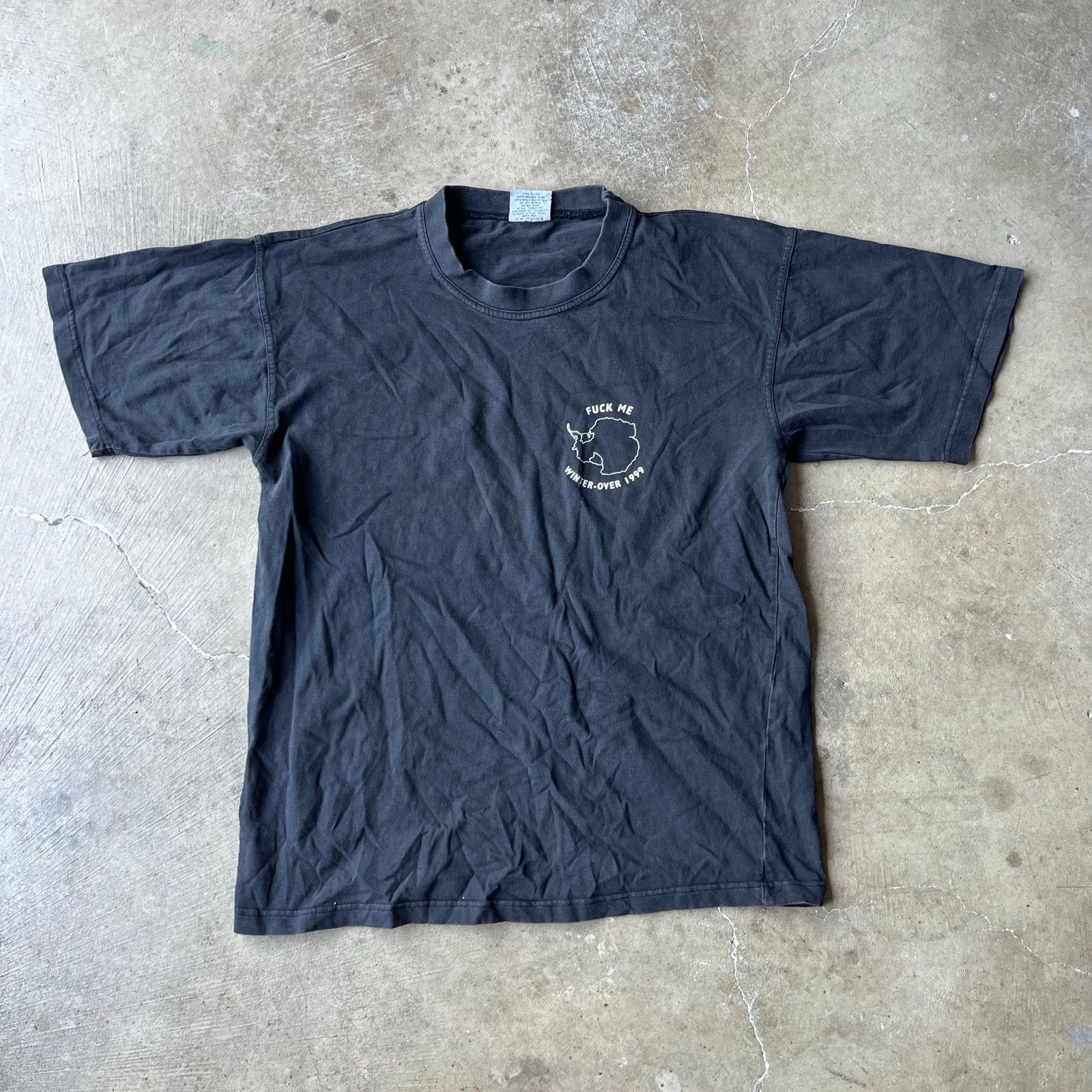 Vintage VINTAGE F*CK ME GRAPHIC OFFENSIVE SHIRT SCRIPT TEE LARGE Size US L / EU 52-54 / 3 - 3 Thumbnail