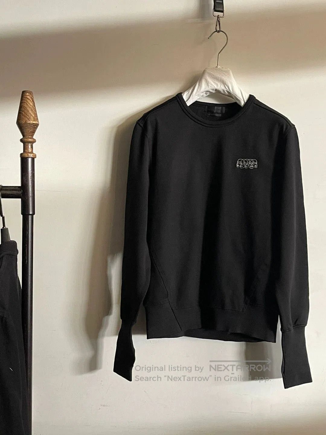 McQ Alexander McQueen Alexander McQueen Embroidered Hoodie with Sleeves. Size US XS / EU 42 / 0 - 2 Thumbnail