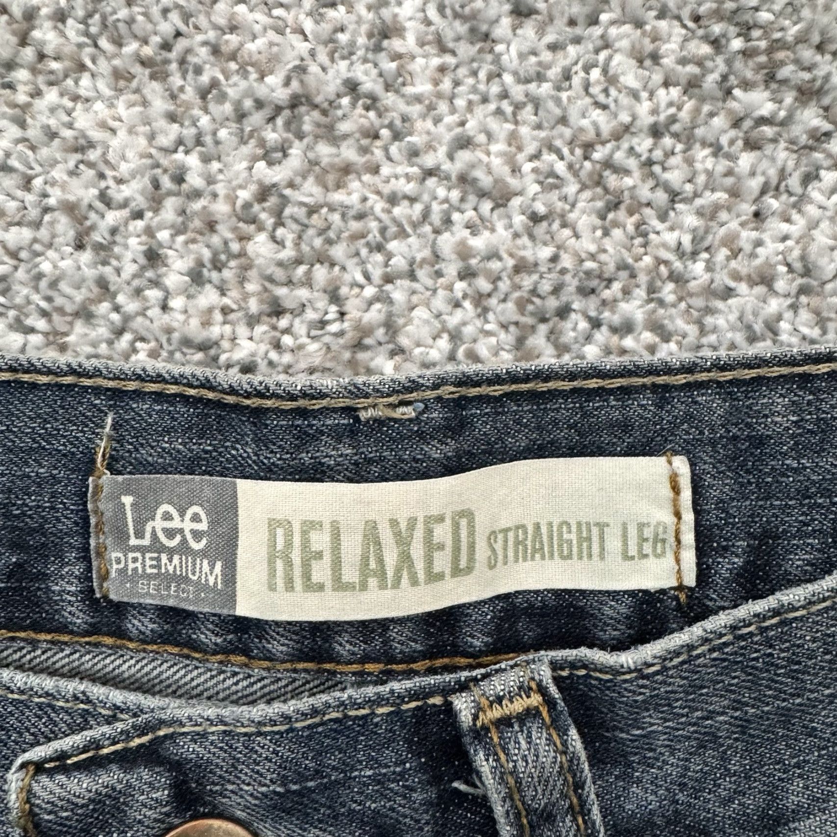 Lee Lee Jeans Mens 36x30 Jeans Relaxed Straight Leg City Grunge Y2K Inspired Size US 36 / EU 52 - 6 Thumbnail