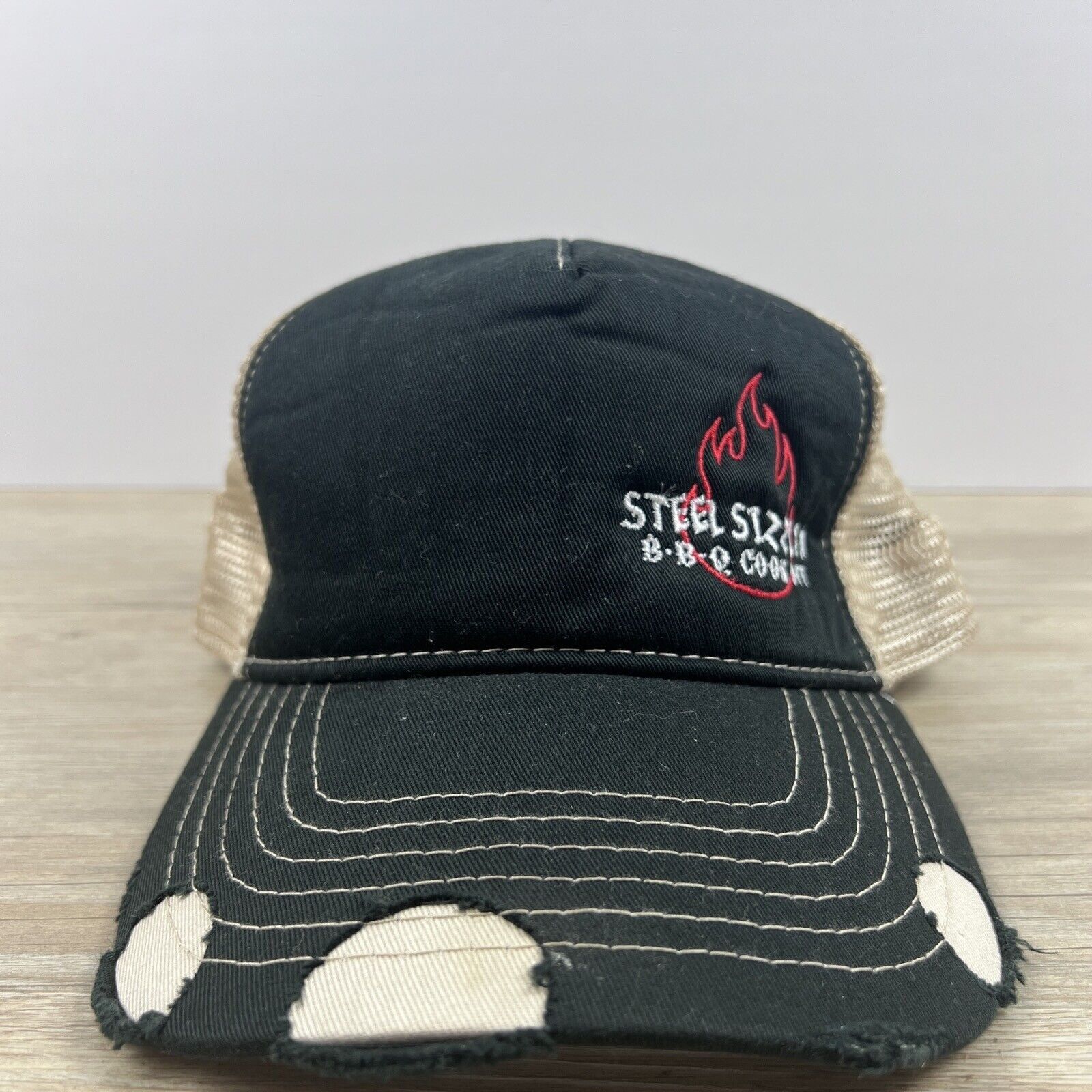 Other Steel Sizzlin BBQ Hat Snapback Hat Black Adjustable Hat Adul Size ONE SIZE - 1 Thumbnail