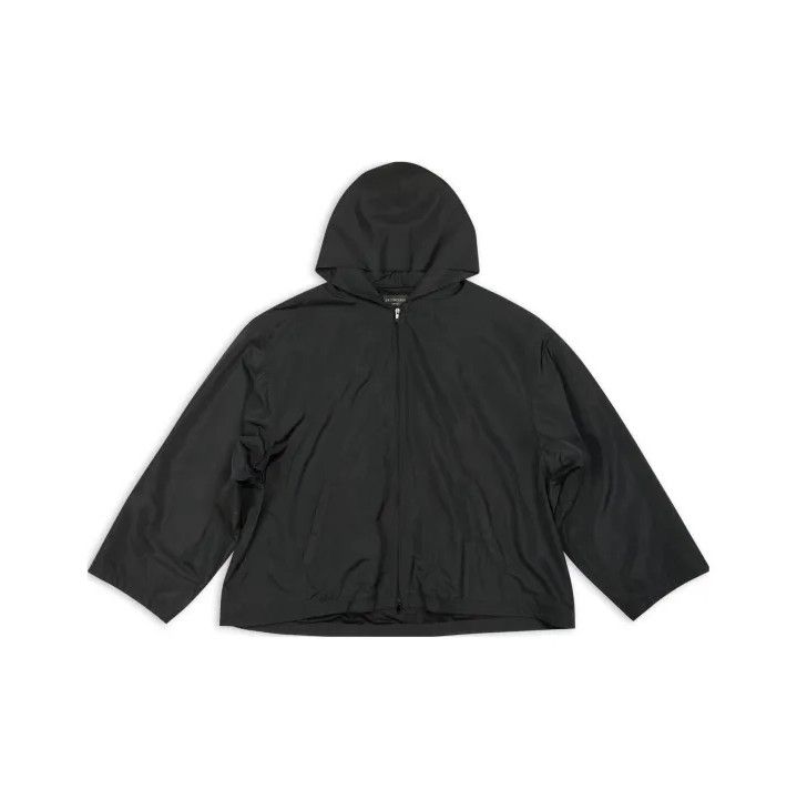 Balenciaga Balenciaga Black Hooded Tracksuit Jacket Size US S / EU 44-46 / 1 - 1 Thumbnail