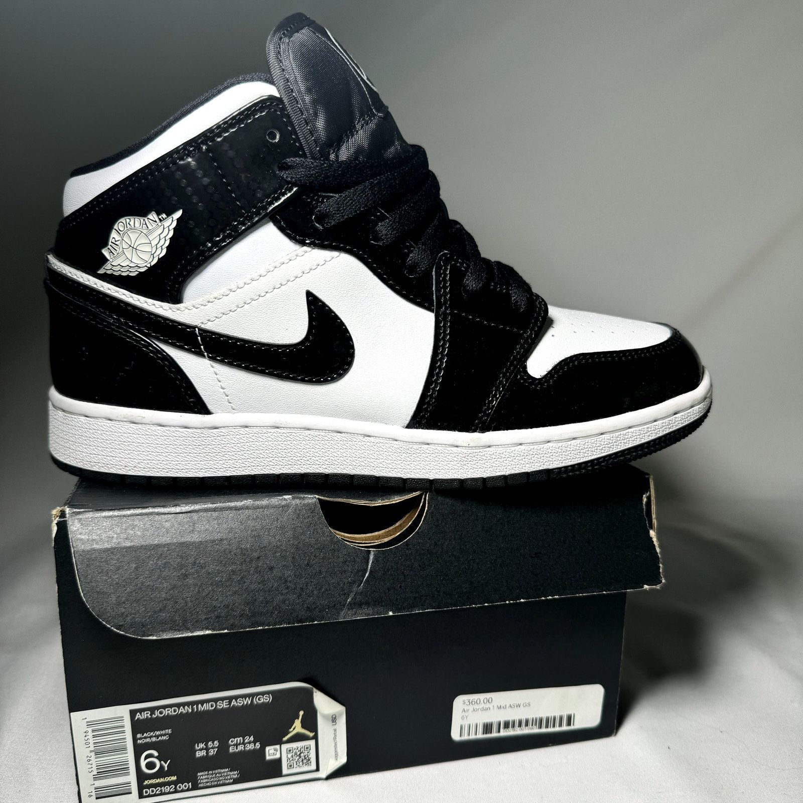 Jordan Brand × Nike Nike Air Jordan 1 Mid SE GS All Star 2021 - Size 6 - Shoes Size US 6 / EU 39 - 1 Thumbnail