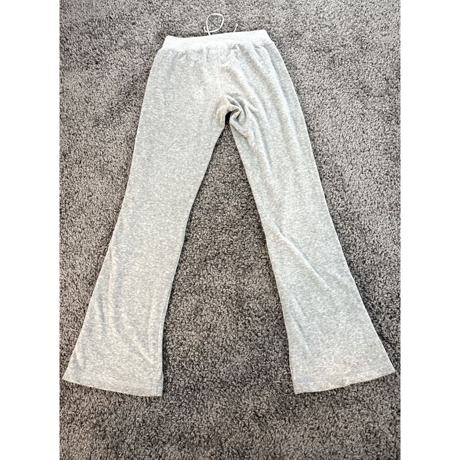 Velvet Delias Pants Womens XS Gray Velvet Wide-Leg Bell Bottom 90s Comfort Easy Care Regular Womens Size 26" / US 2 / IT 38 - 7 Thumbnail