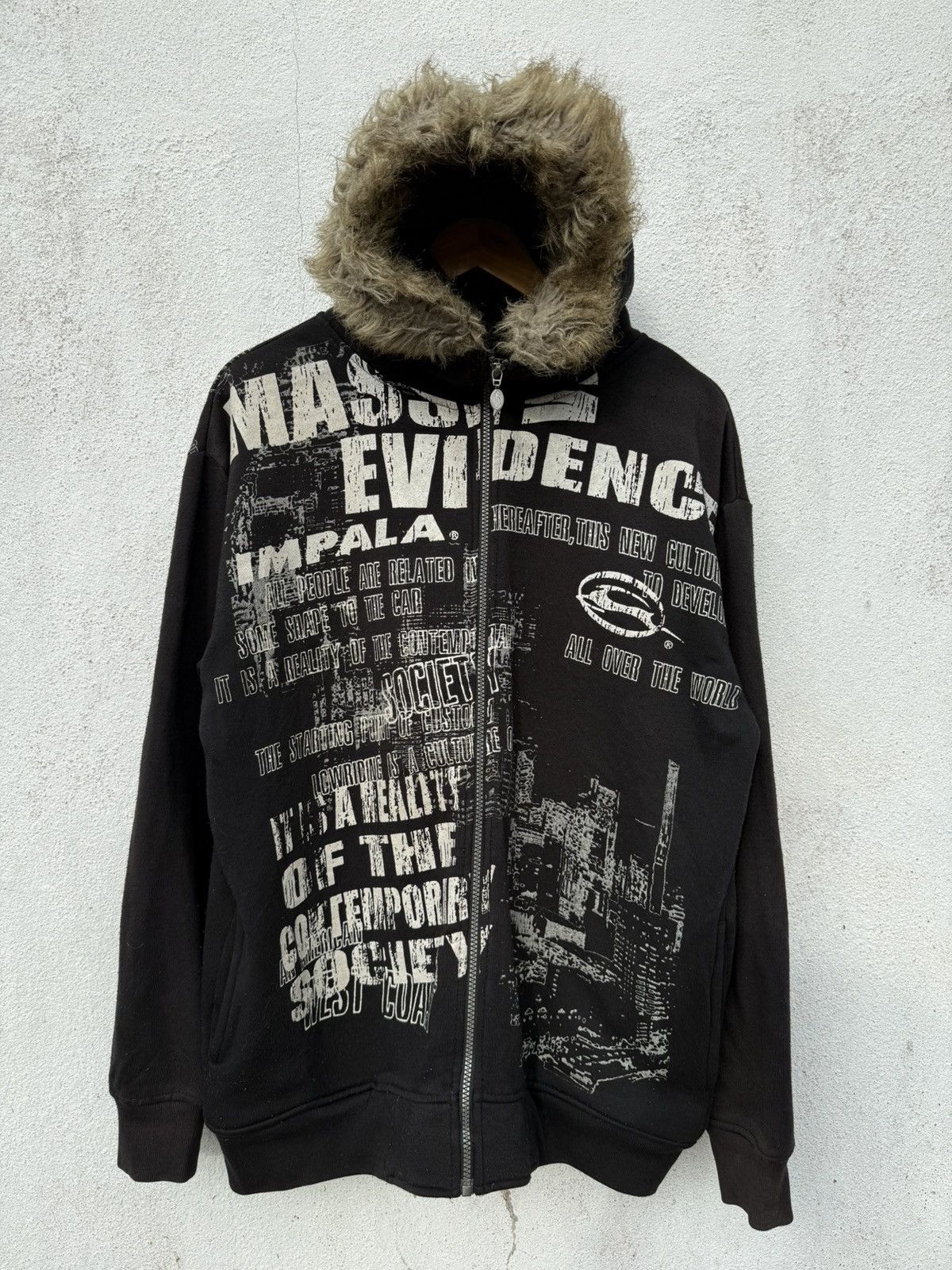 If Six Was Nine 2000s Archival Impala Fur Hoodie ifsixwasnine lgb style Size US L / EU 52-54 / 3 - 1 Thumbnail