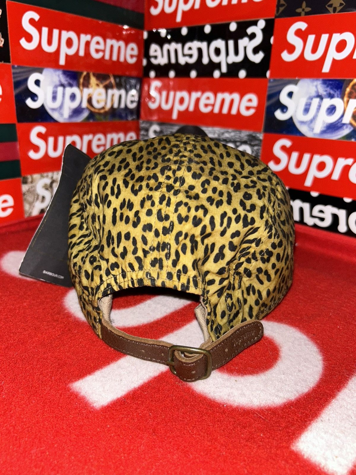 Supreme Supreme Barbour Waxed Cotton Camp Cap Leopard SS20 NEW TAGS Size ONE SIZE - 5 Thumbnail