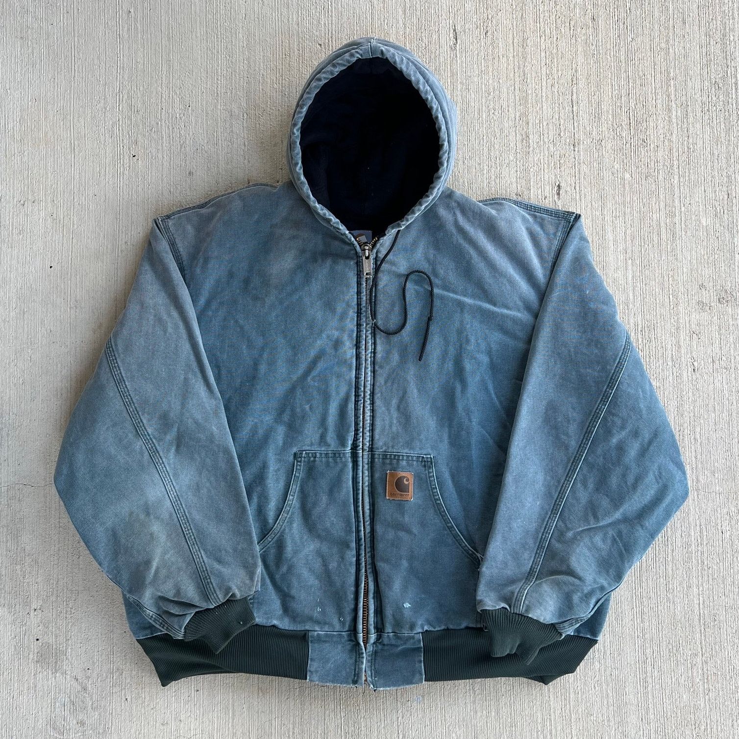 Carhartt Rare vintage Carhartt J06 HTG Hunter Green active jacket