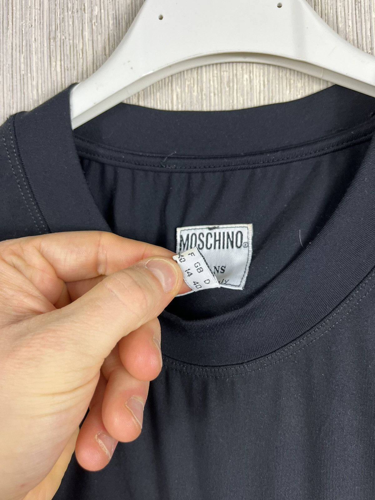 Love Moschino × Moschino × Vintage Vintage Moschino warm hearted knit wool blouse heart love 90 Size M / US 6-8 / IT 42-44 - 12 Thumbnail