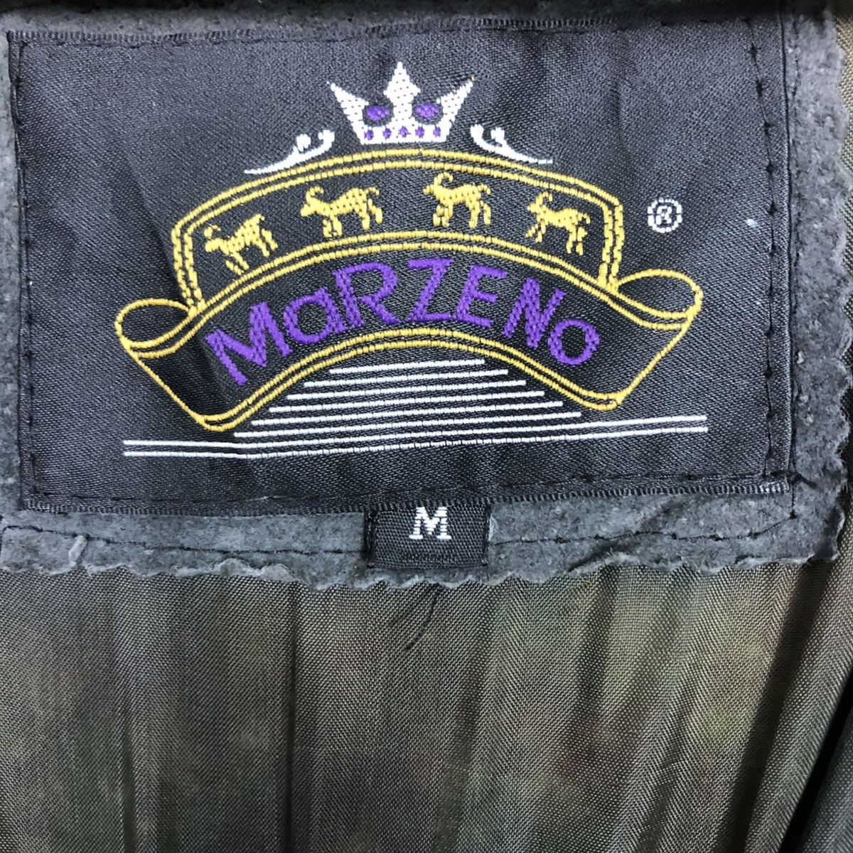 Vintage 🔥VINTAGE BOMBER LEATHER JACKET MARZENO BIG LOGO ISSEY MIYAKE Size US M / EU 48-50 / 2 - 22 Thumbnail