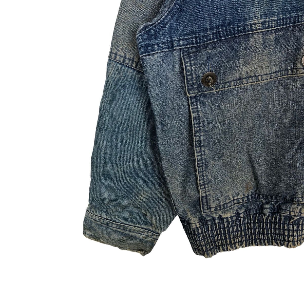Japanese Brand 🔥VINTAGE BOMBER DENIM JACKET JAPAN ISSEY MIYAKE DESIGN Size US M / EU 48-50 / 2 - 3 Thumbnail