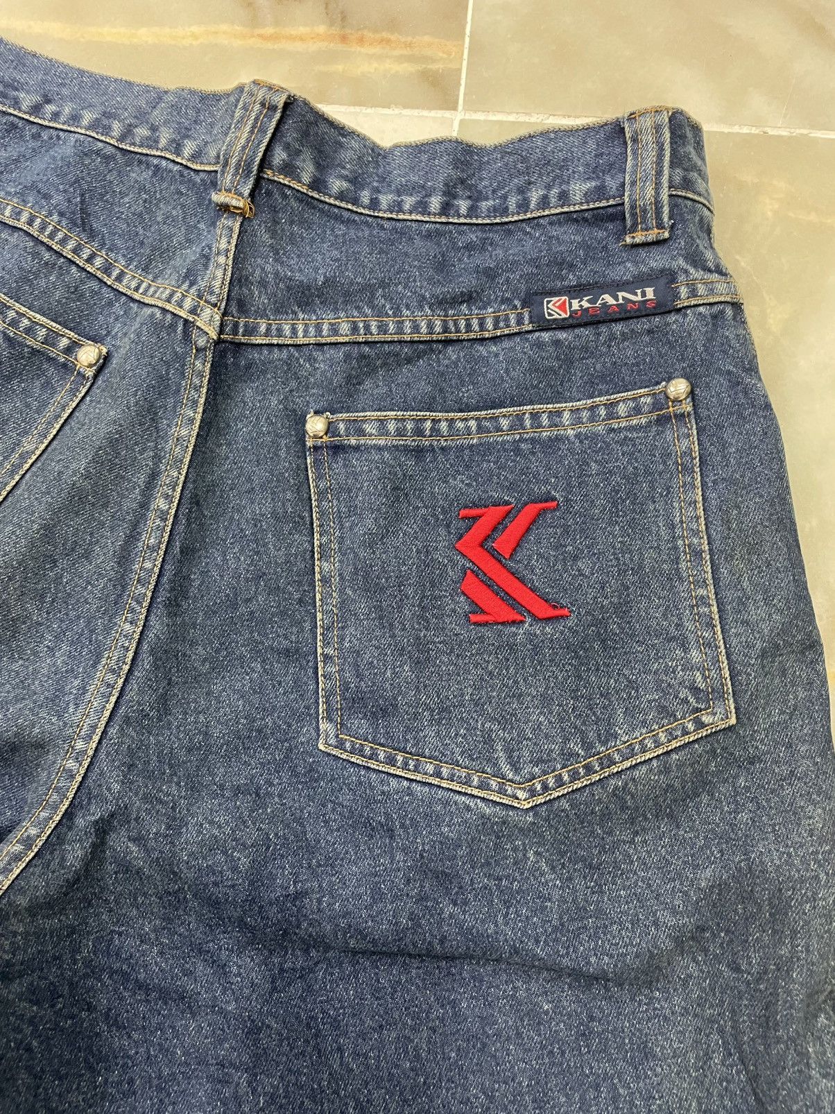 Karl Kani × Vintage Vintage Karl Kani Baggy Streetwear Jeans Size US 34 / EU 50 - 6 Thumbnail