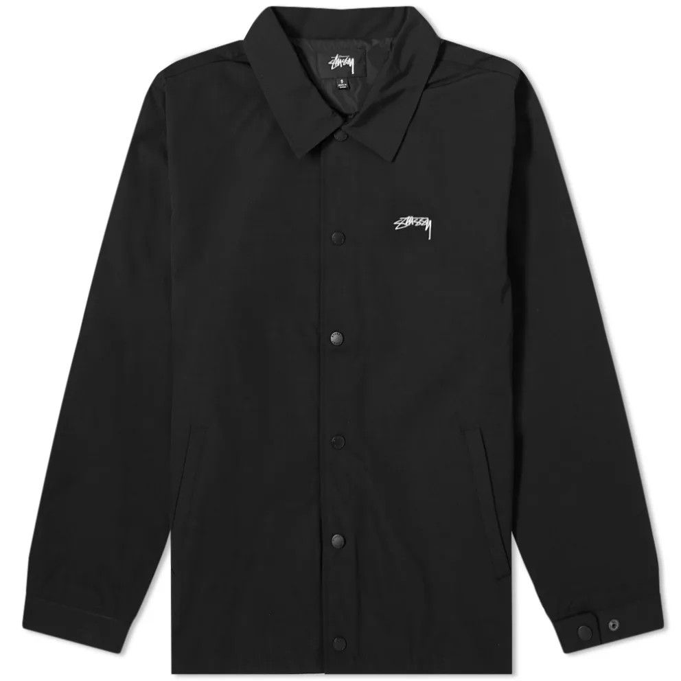 Stussy Stussy Smooth Stock Coach Jacket Black Size US XL / EU 56 / 4 - 1 Thumbnail