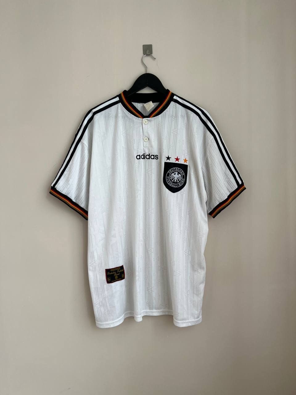 Adidas Adidas Germany 1996 Home Soccer Jersey Size US XL / EU 56 / 4 - 1 Thumbnail