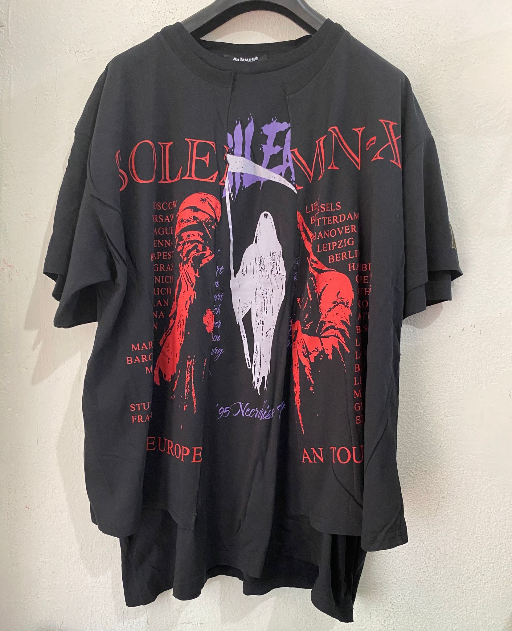 Raf Simons SOLEMN-X Big Fit Doubled T-Shirt Size US M / EU 48-50 / 2 - 4 Thumbnail