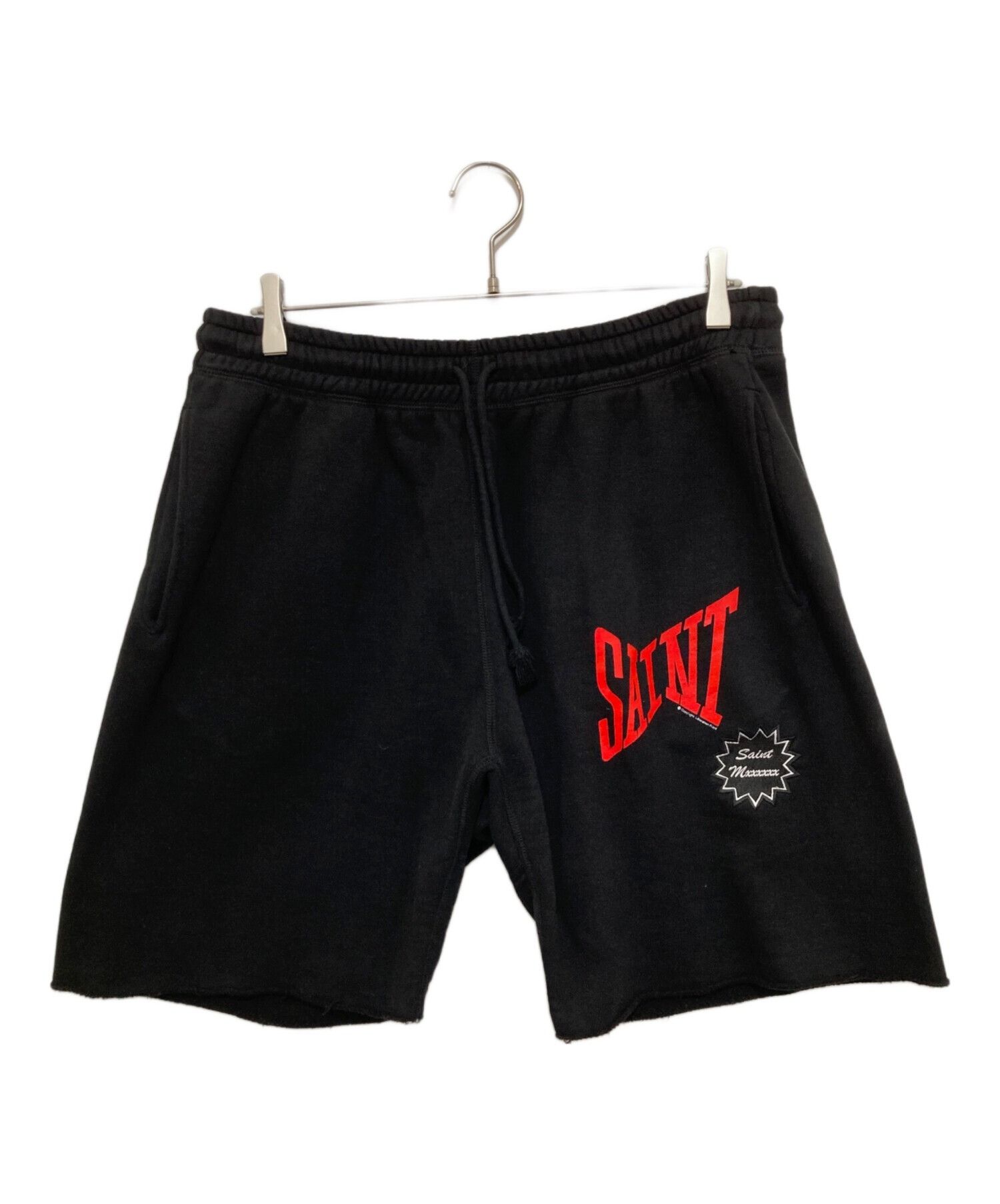 SAINT MICHAEL 24SS Cotton Shorts SM-YS8-0000-046 Black US 32