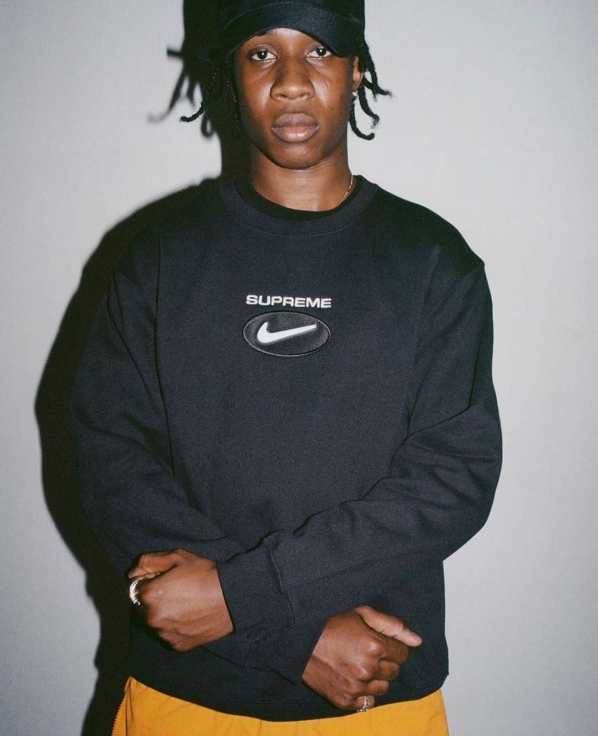 Nike × Supreme NIKE X SUPREME Jewel Crewneck Centre Logo Sweatshirt Size US M / EU 48-50 / 2 - 1 Thumbnail