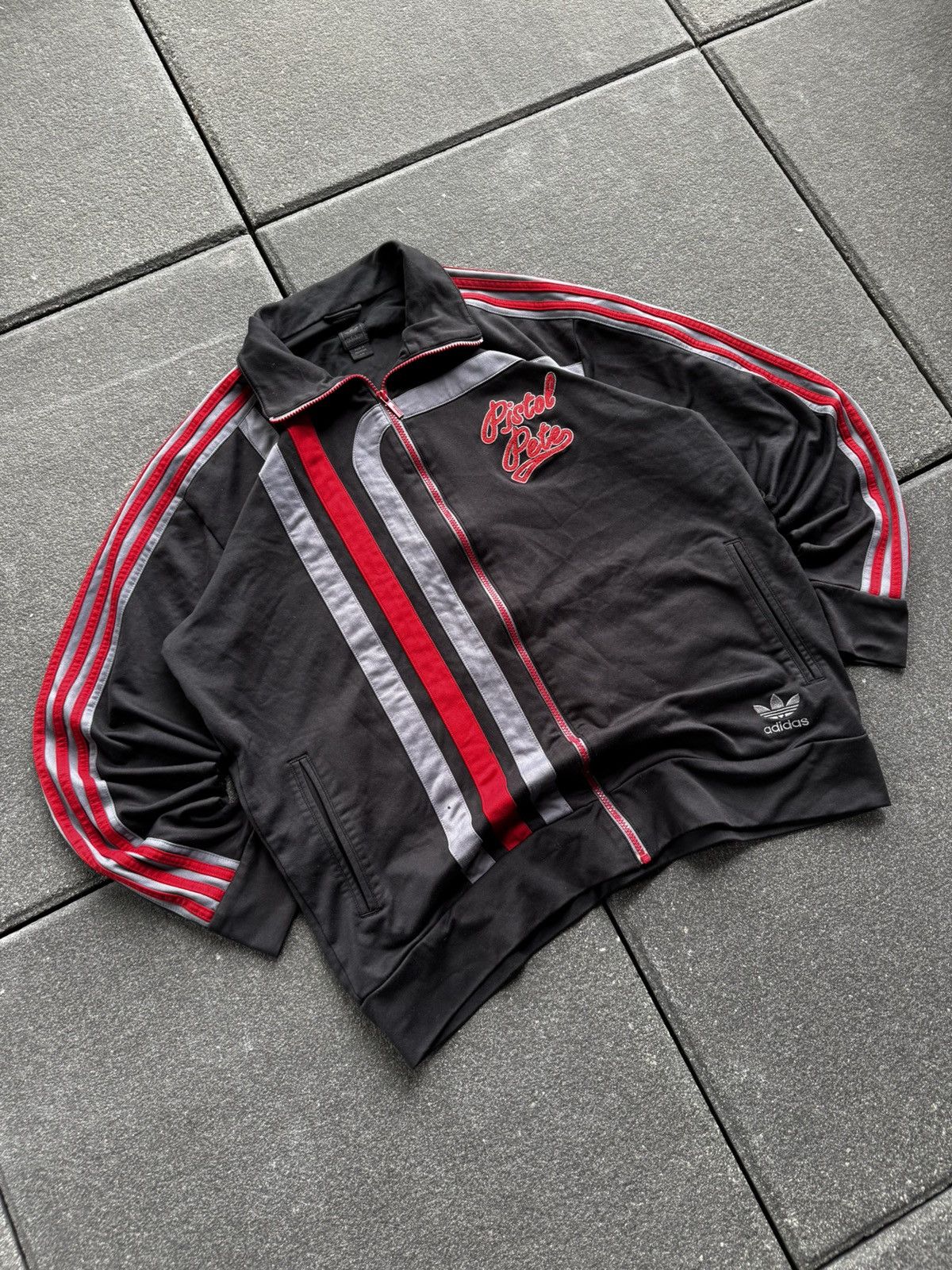 Adidas CRAZY Y2K RARE ADIDAS PISTOL PETE TRACK JACKET Size US L / EU 52-54 / 3 - 1 Thumbnail