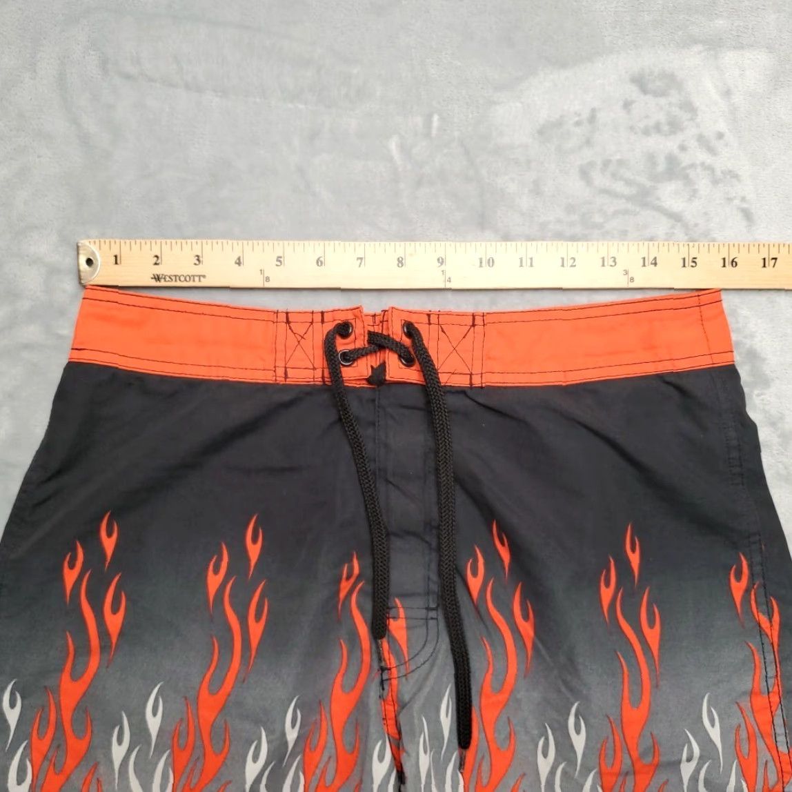 Swims Phys.Sci Board Shorts Men 32 Orange Flame Hybrid Performance Swim Beach Surf Bermuda Casual Summer Moisture Wicking Quick Dry Pockets Logo Size US 32 / EU 48 - 6 Thumbnail