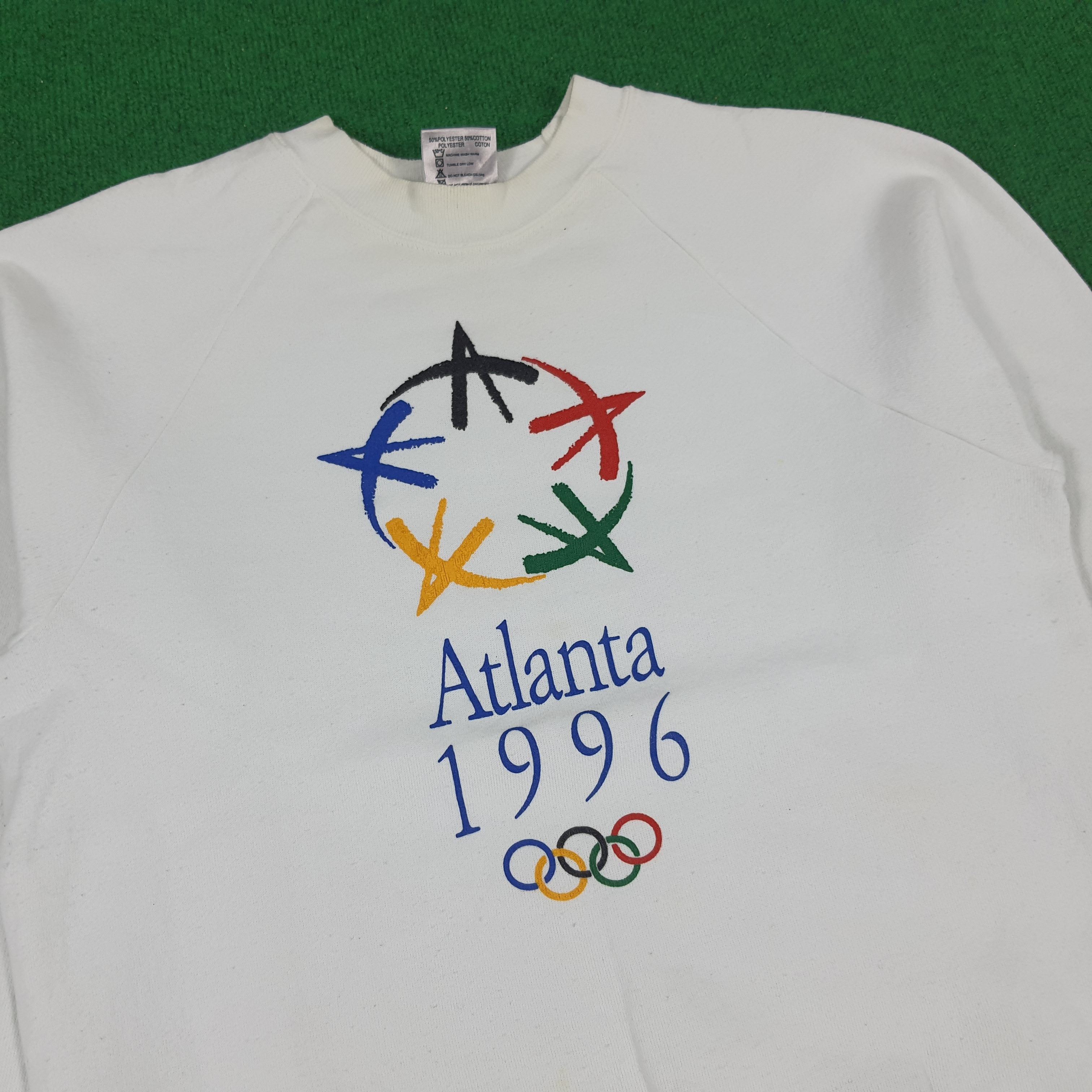 USA Olympics × Vintage Vintage Atlanta 1996 Olympic 90s Sweatshirts Size US S / EU 44-46 / 1 - 2 Thumbnail
