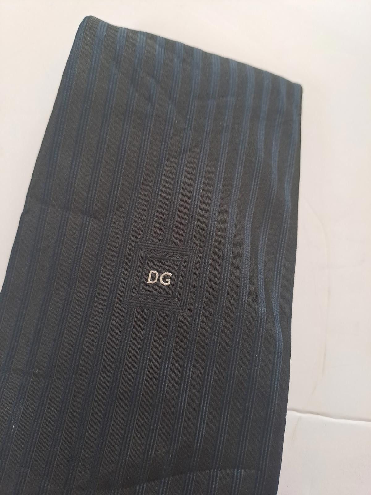 Dolce & Gabbana Dolce Gabbana Cravatte Black Striped Silk Tie Made In Italy Size ONE SIZE - 2 Thumbnail