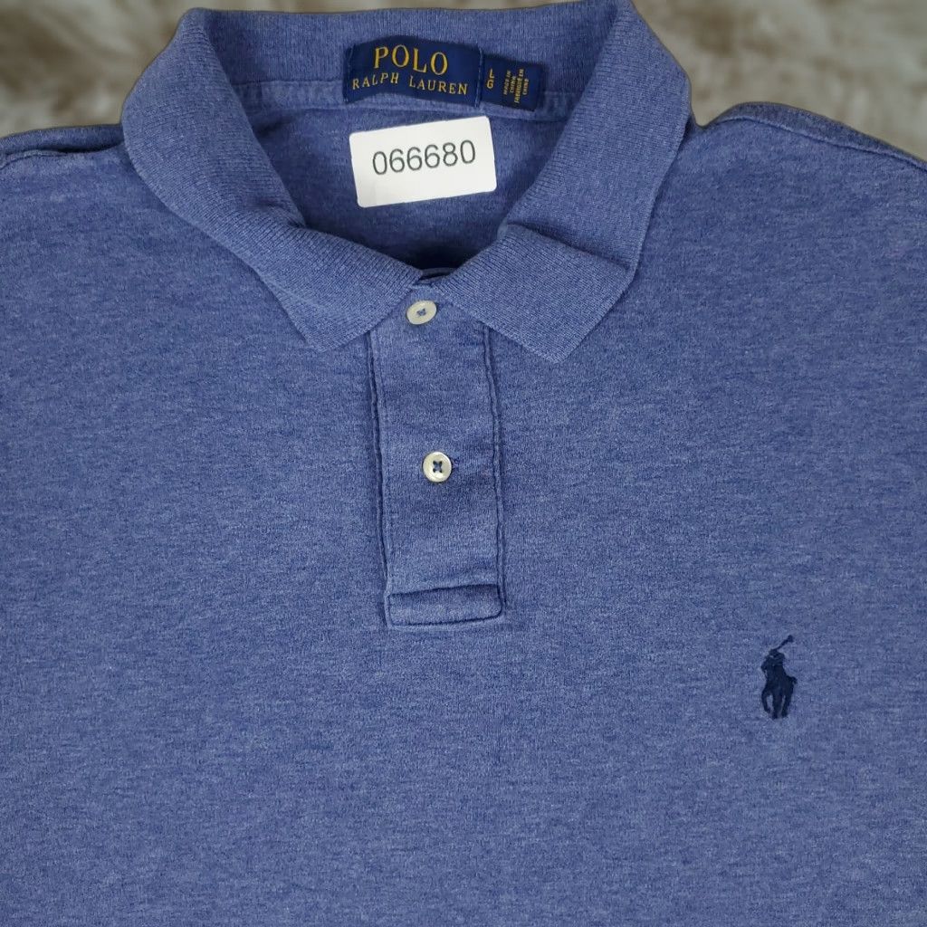 Ralph Lauren Ralph Lauren Polo Shirt Mens Large Blue Pony Casual Short Sleeve Shirt Size US L / EU 52-54 / 3 - 1 Thumbnail