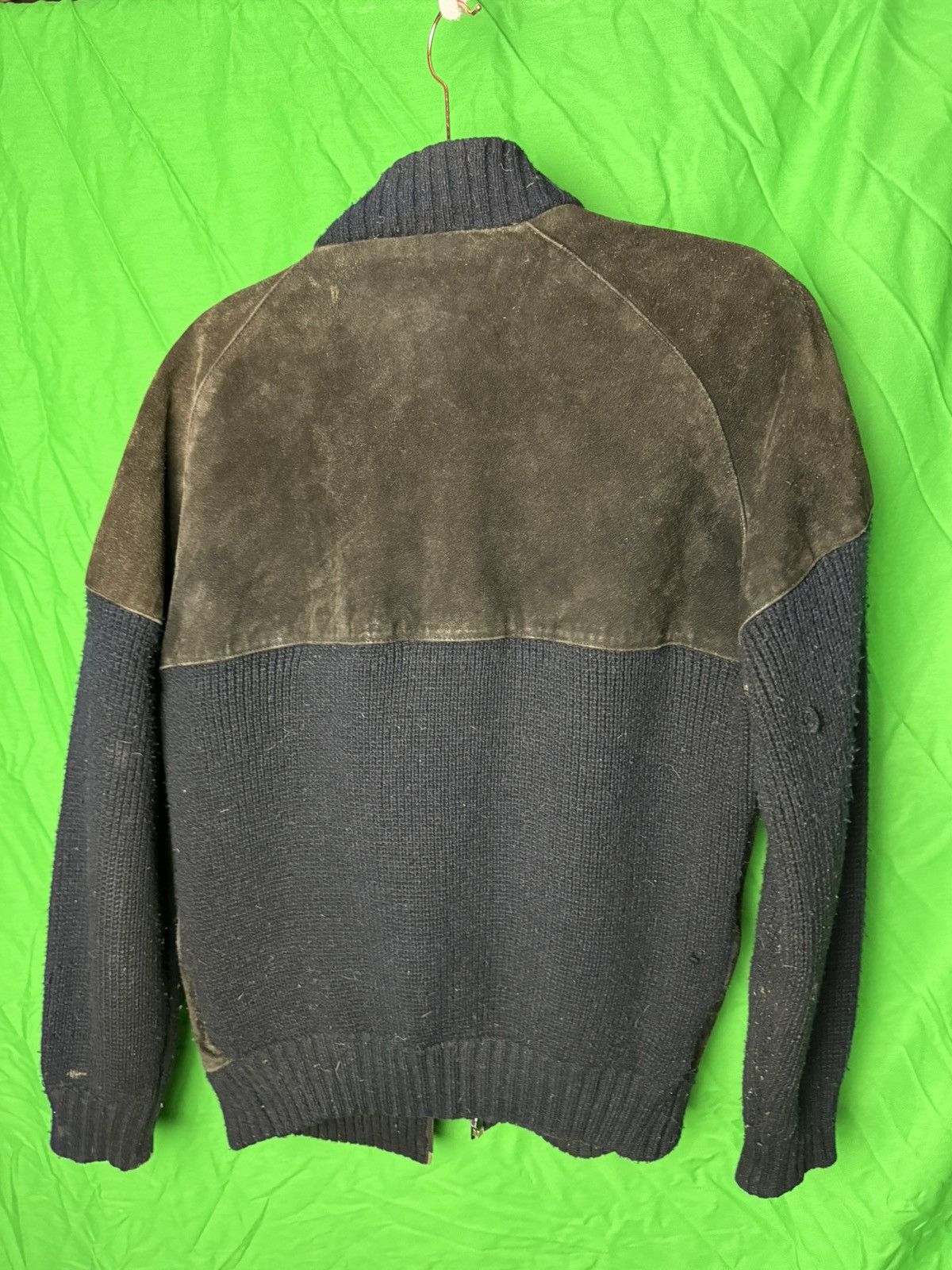 Other × Vintage Vinatge Suede + Wool Light Bomber Size US L / EU 52-54 / 3 - 3 Thumbnail