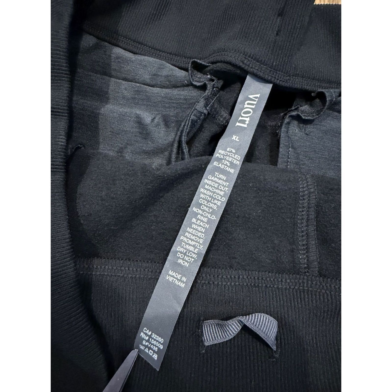 Vuori Vuori Coronado Jogger Pants Mens XL Black Stretch Elastic Waist V435 Size US 36 / EU 52 - 6 Thumbnail