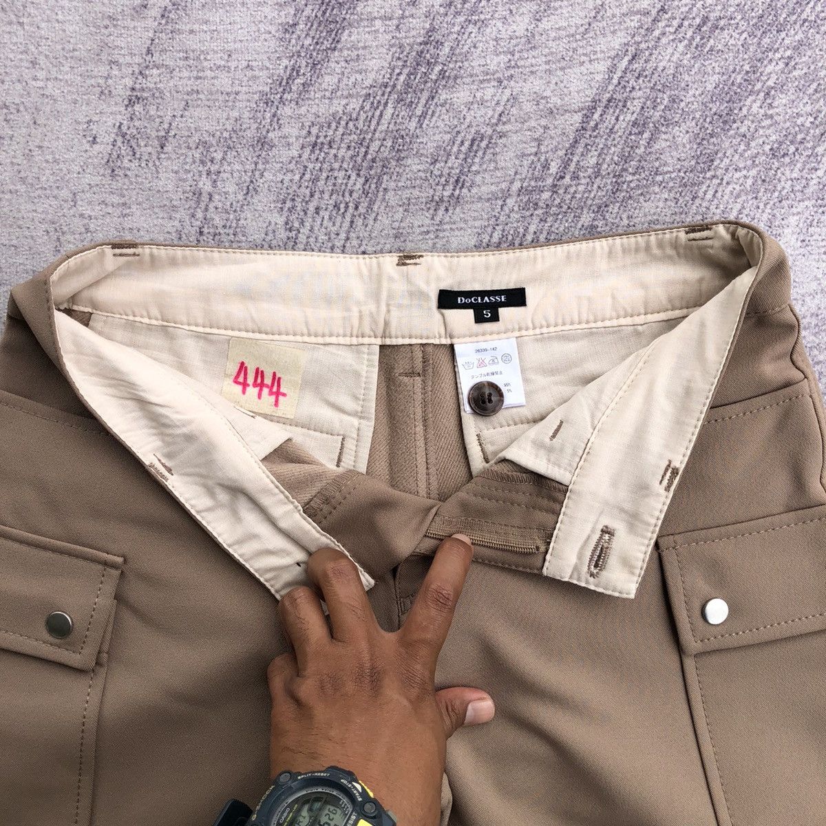 Japanese Brand Cargo Pants Doclasse Stretchable muktipocket like new design Size US 26 / EU 42 - 4 Thumbnail