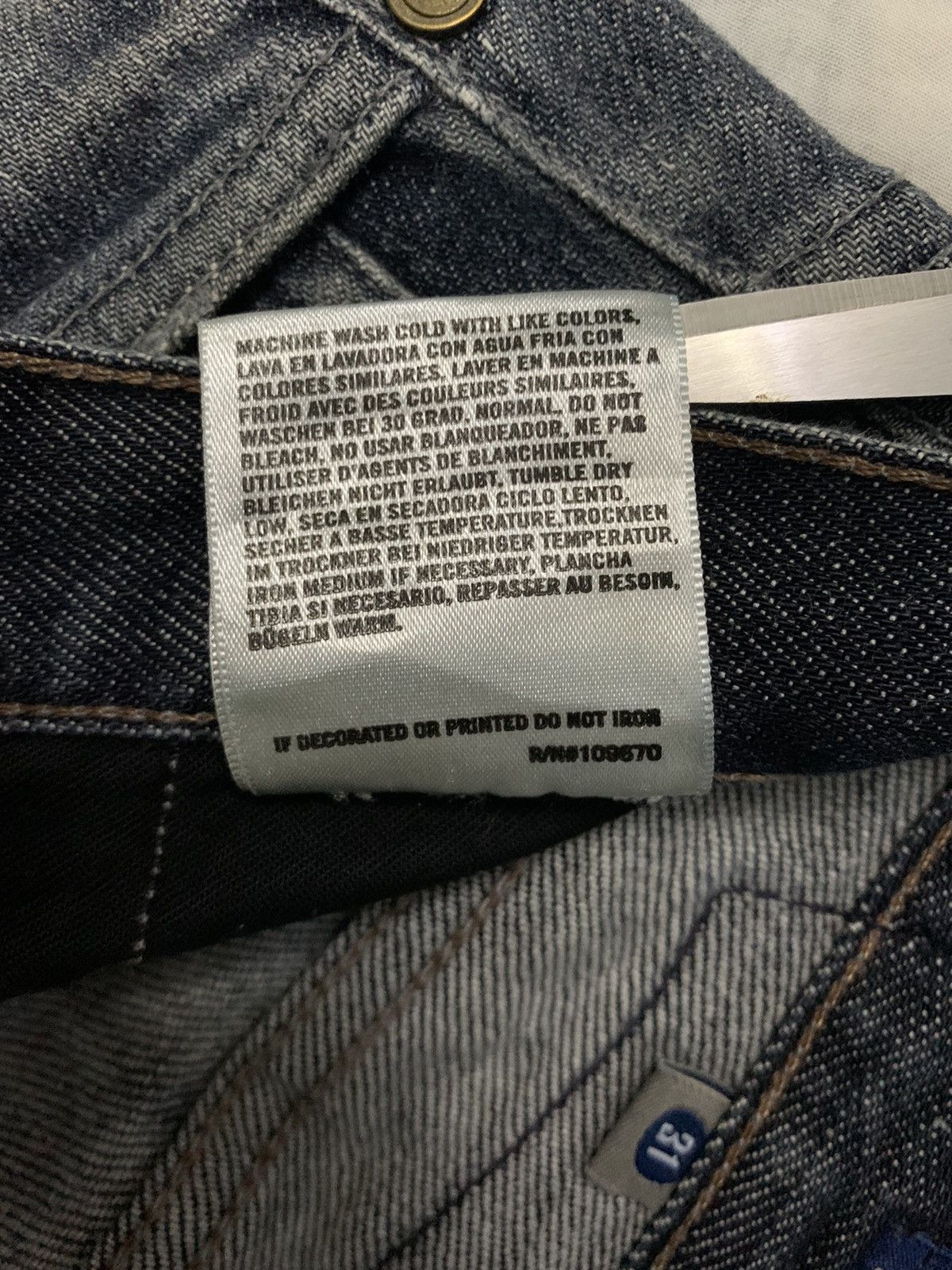 Citizens Of Humanity Vintage Citizens Of Humanity Straight Leg Distressed Denim Size US 32 / EU 48 - 23 Thumbnail