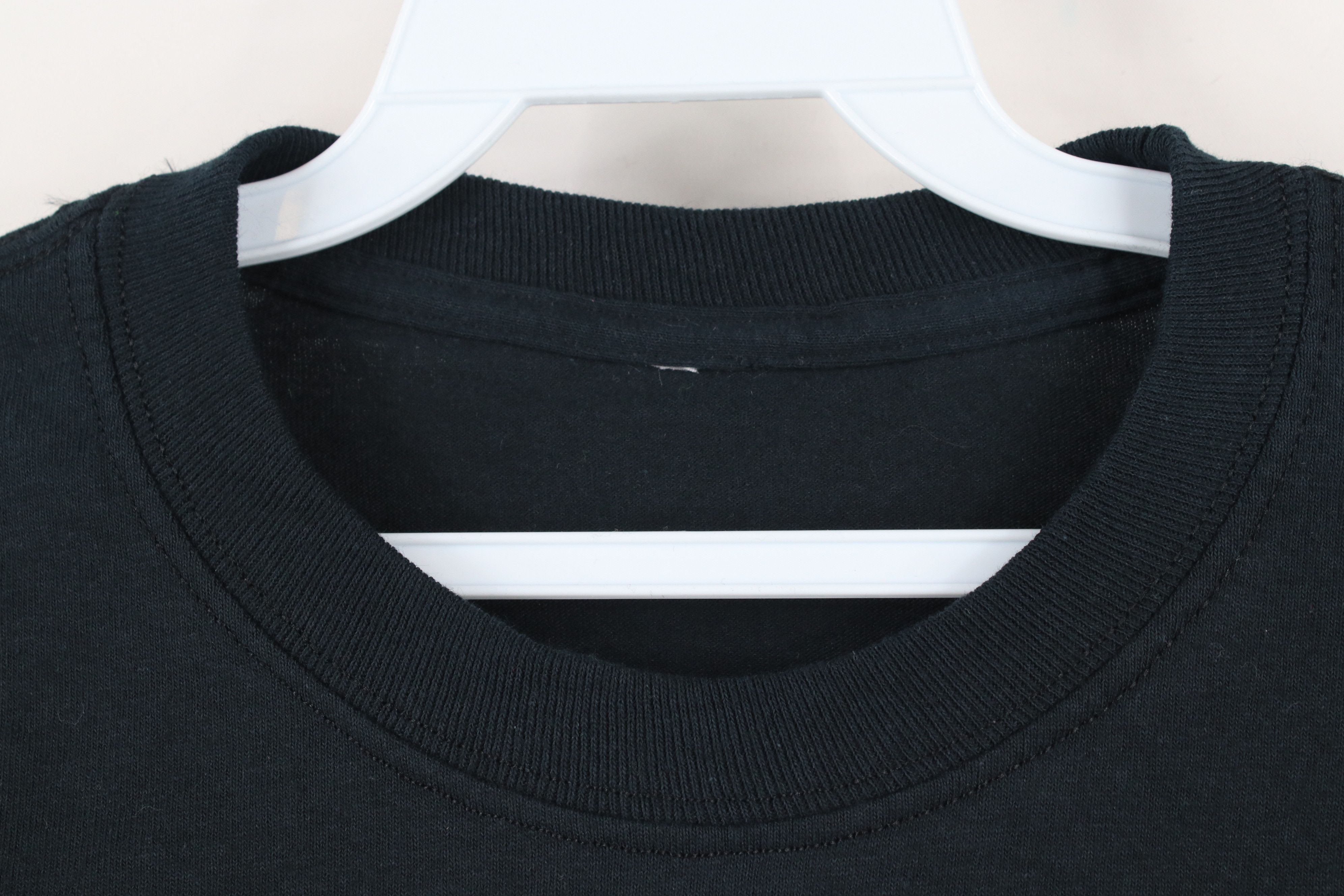Vintage Vintage 90s Streetwear Long Sleeve T-Shirt Black Cotton Size US M / EU 48-50 / 2 - 4 Thumbnail