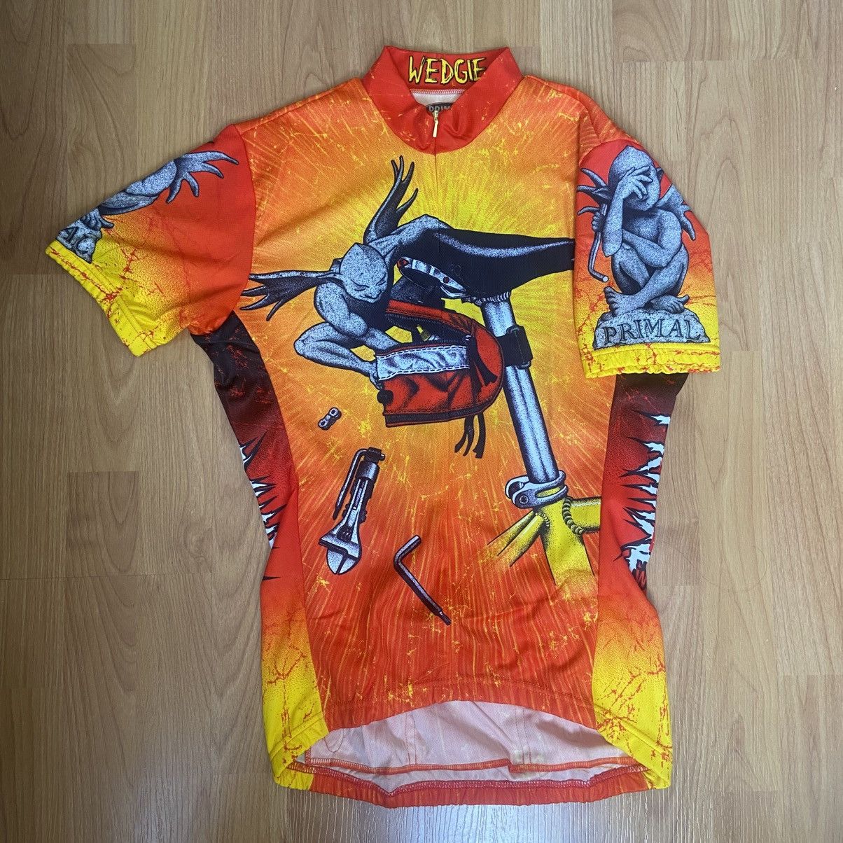 Vintage Primal Wear Wedgie Vintage 90s Y2K Cycling Jersey Mens Small Size US S / EU 44-46 / 1 - 1 Thumbnail