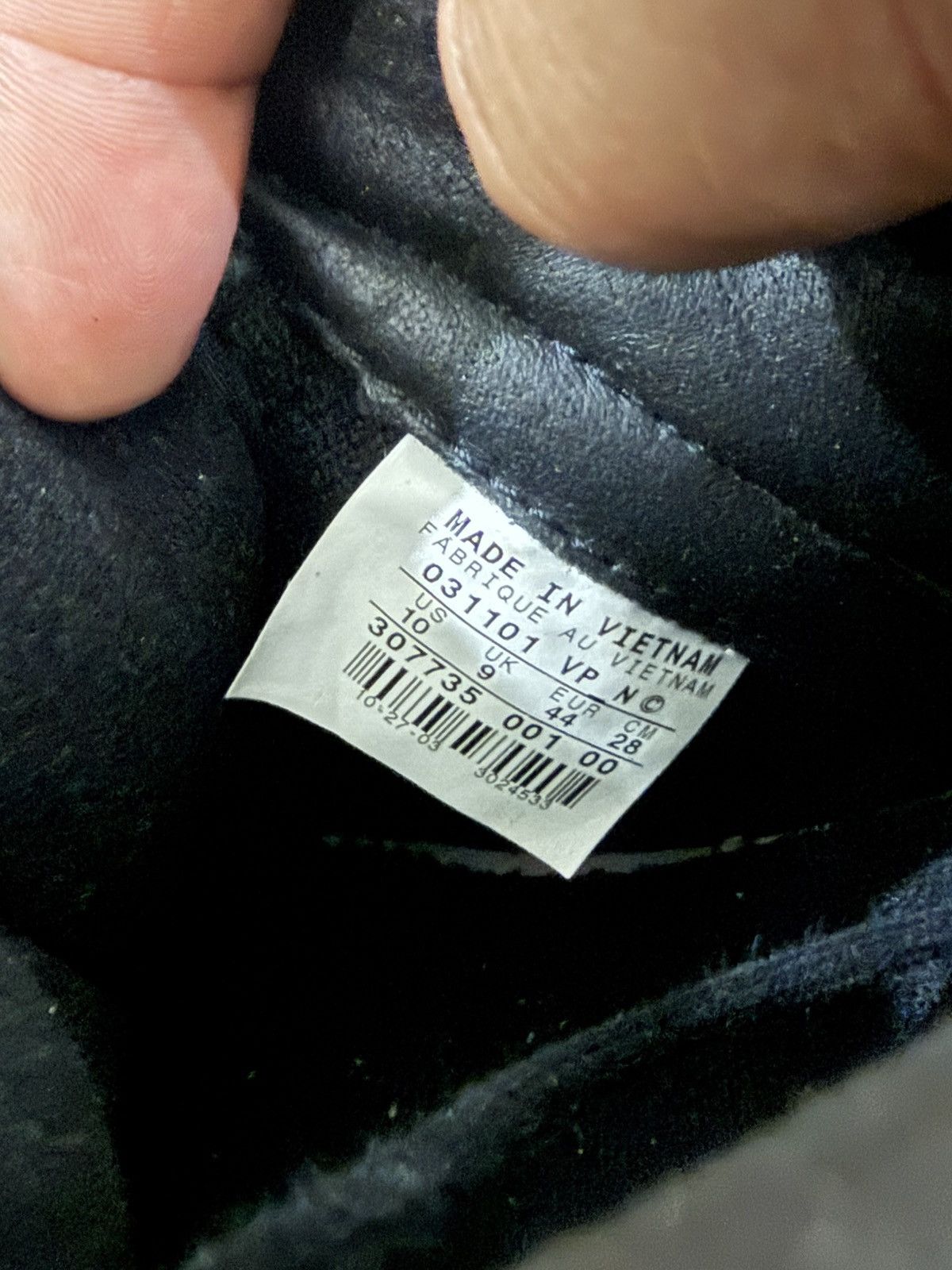 Nike 2003 Dunk High Black Noir Size US 10 / EU 43 - 11 Thumbnail
