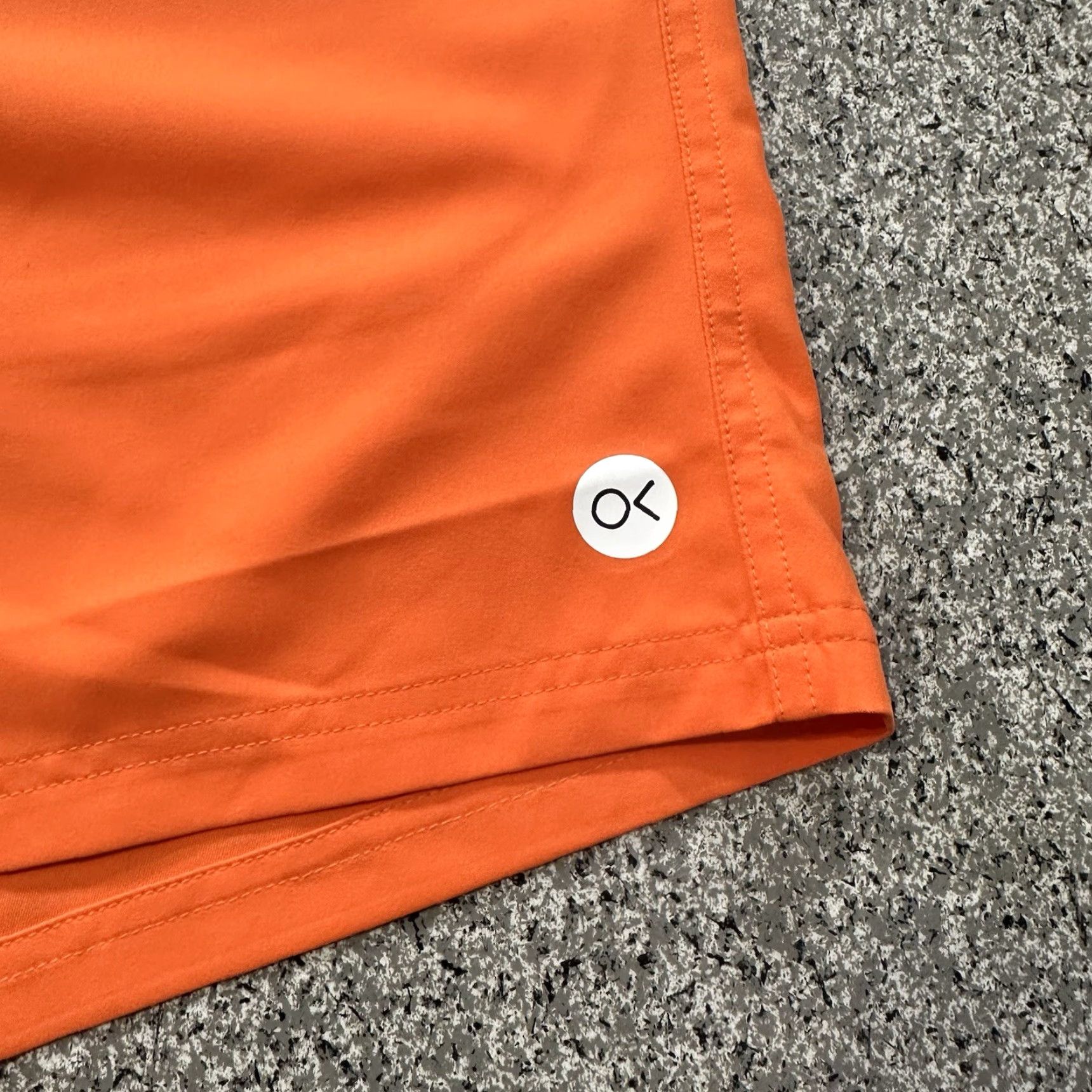 Outerknown Outerknown Nomadic Sports Shorts XL Mens Orange 7” Trunk Drawstring Pockets Lined Android? Size US 36 / EU 52 - 2 Thumbnail