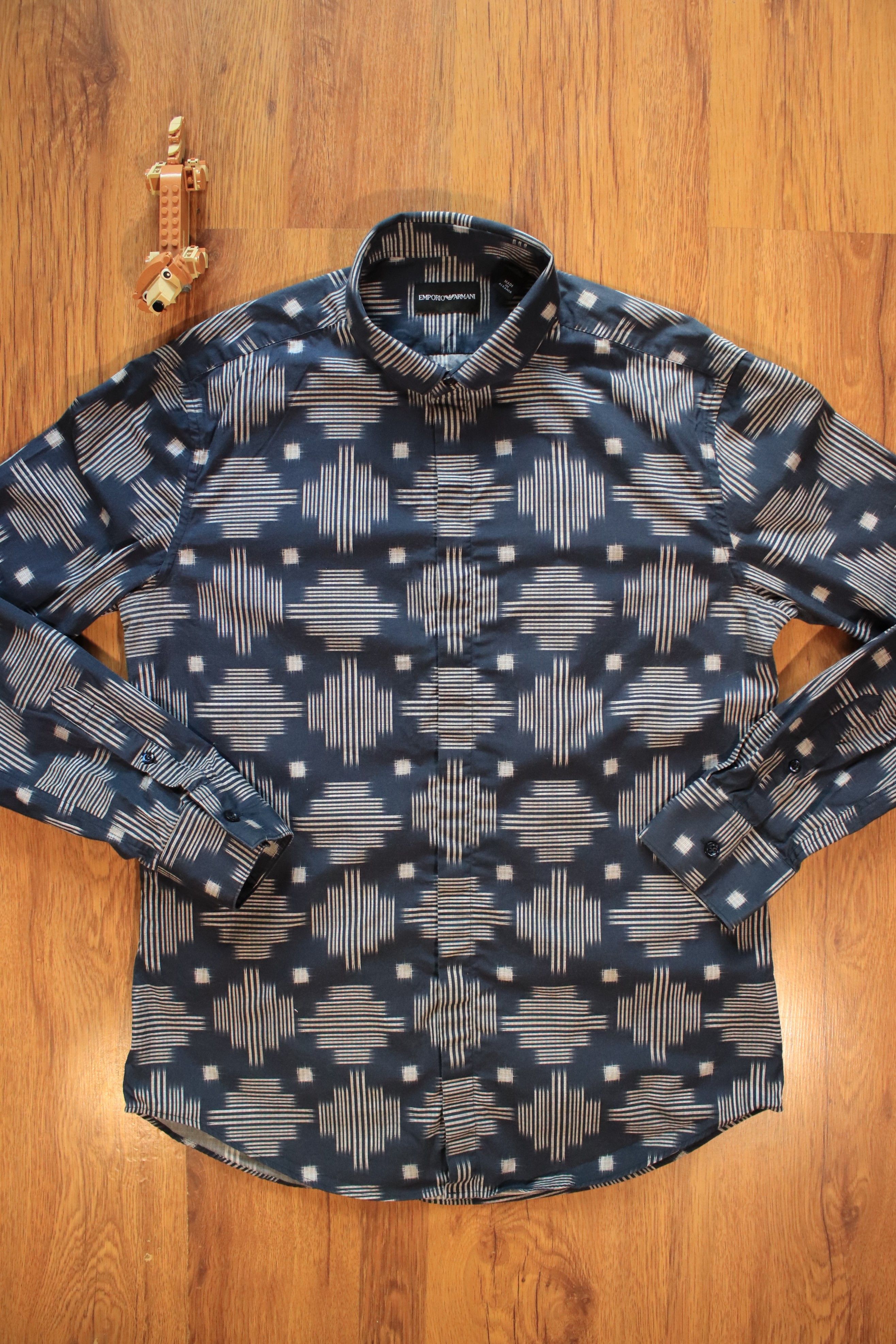 Emporio Armani Emporio Armani shirt size 40 sleeve length cotton men Size US XXS / EU 40 - 1 Thumbnail