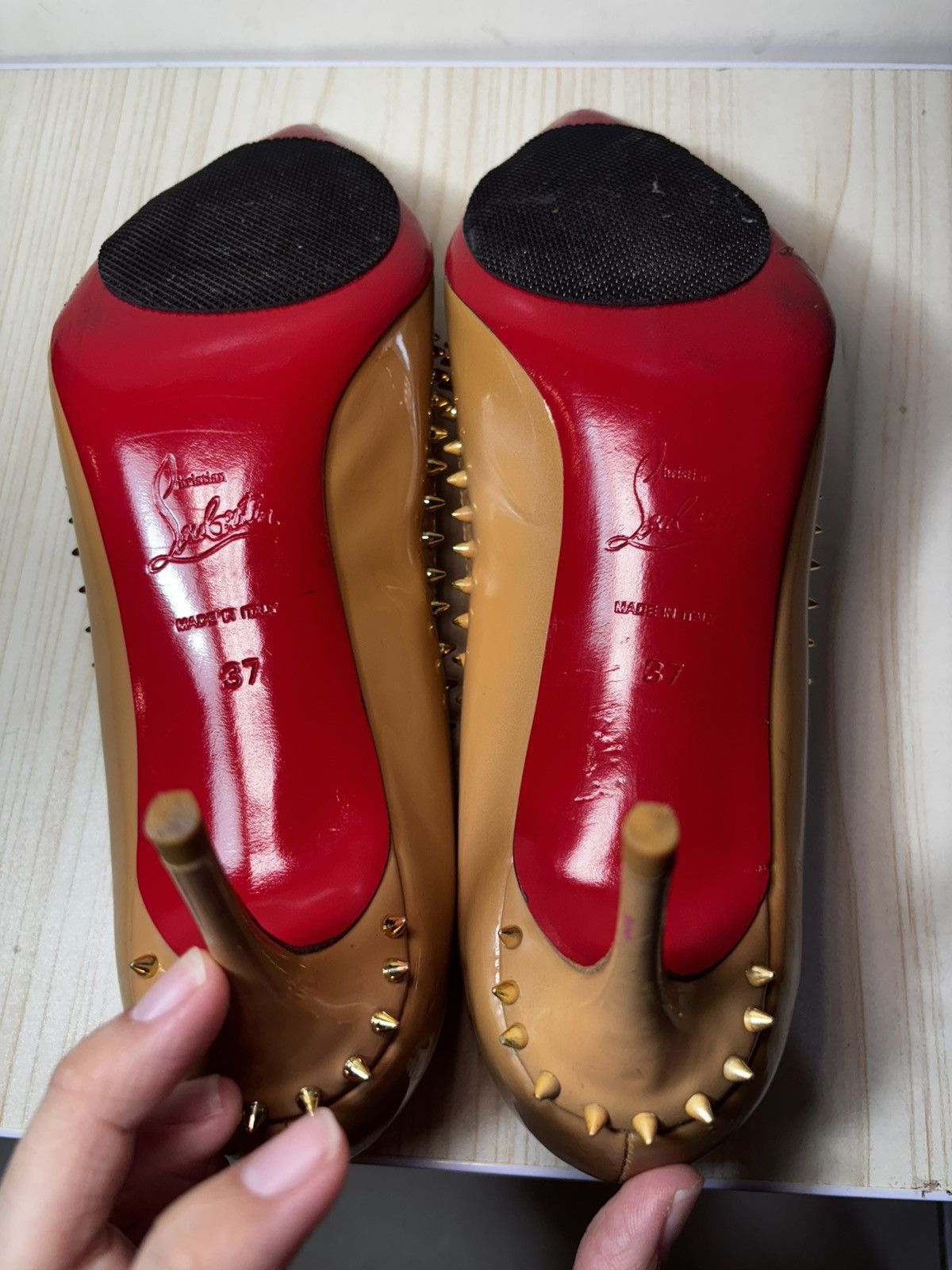 Christian Louboutin Christian Louboutin Anjalina Spike Size US 7 / IT 37 - 6 Thumbnail