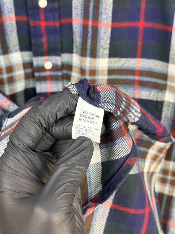 Gitman Bros. Vintage Gitman Bros Vintage Flannel Check Shirt Made in USA LS Size US XL / EU 56 / 4 - 11 Thumbnail