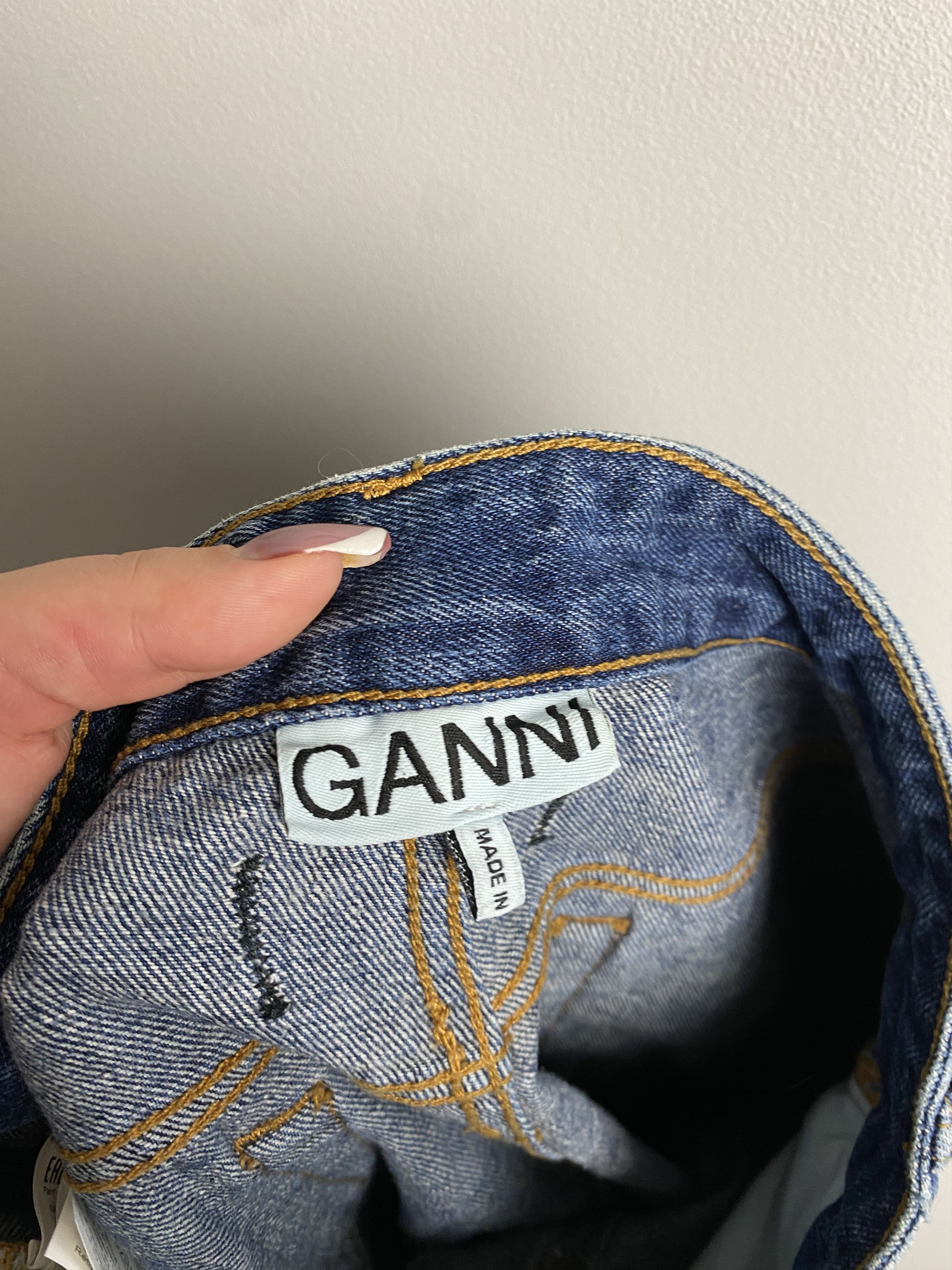 Gianni Valentino Ganni Medium Dark Blue jeans denim pants Size US 32 / EU 48 - 8 Thumbnail